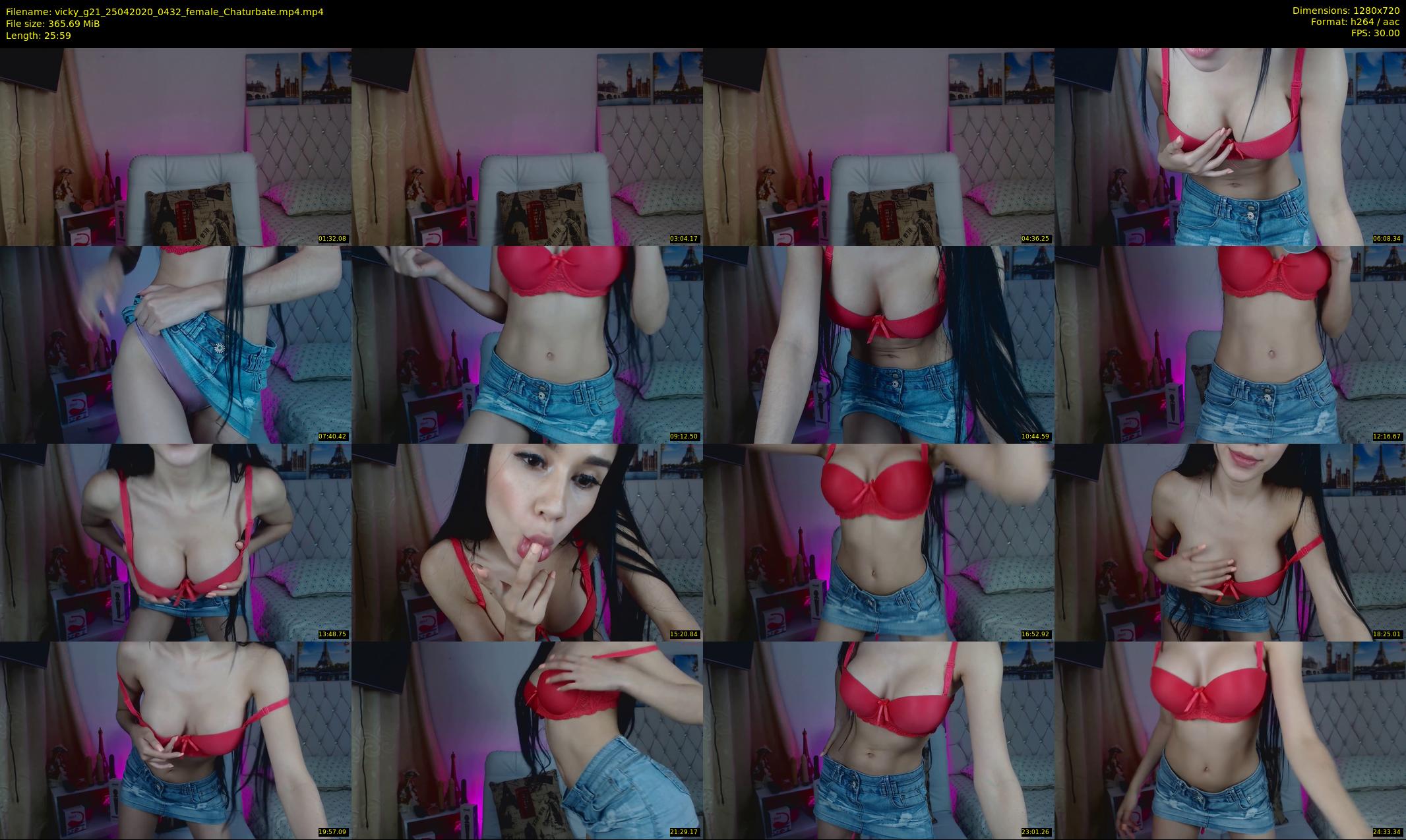 vicky_g21 — 26 minute Chaturbate female cam show recording, 720p, Apr 25, 2020