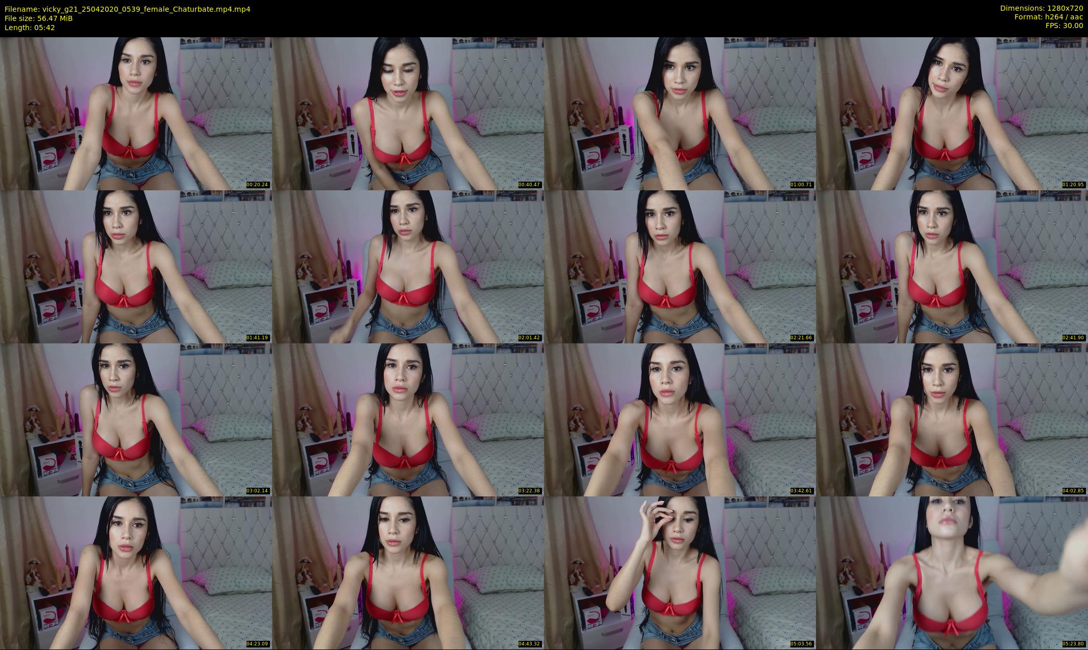 vicky_g21 — 6 minute Chaturbate female cam show recording, 720p, Apr 25, 2020