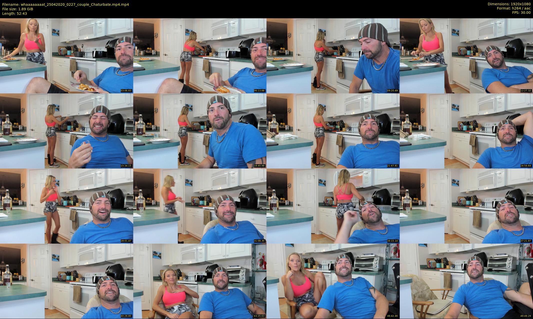 whaaaaaaaat — 53 minute Chaturbate couple cam show recording, 1080p, Apr 25, 2020