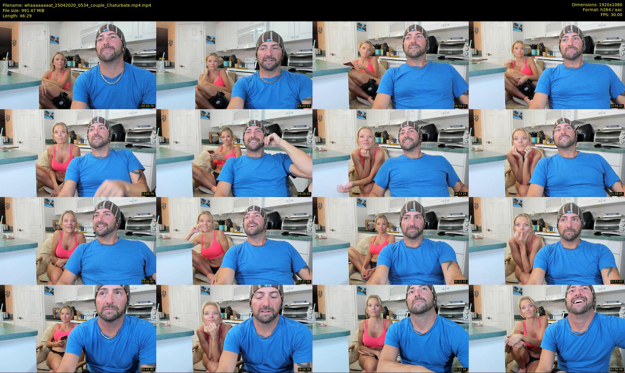 whaaaaaaaat — 47 minute Chaturbate couple cam show recording, 1080p, Apr 25, 2020
