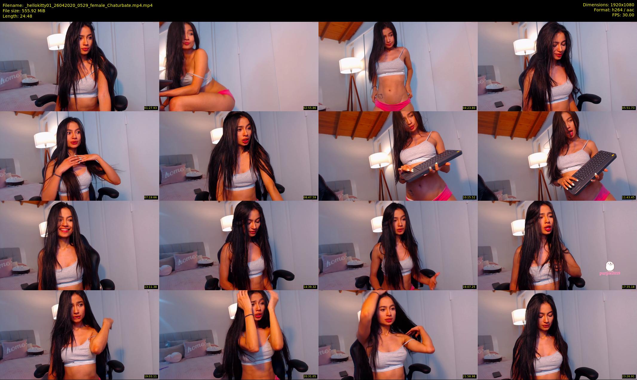 _hellokitty01 — 25 minute Chaturbate female cam show recording, 1080p, Apr 26, 2020