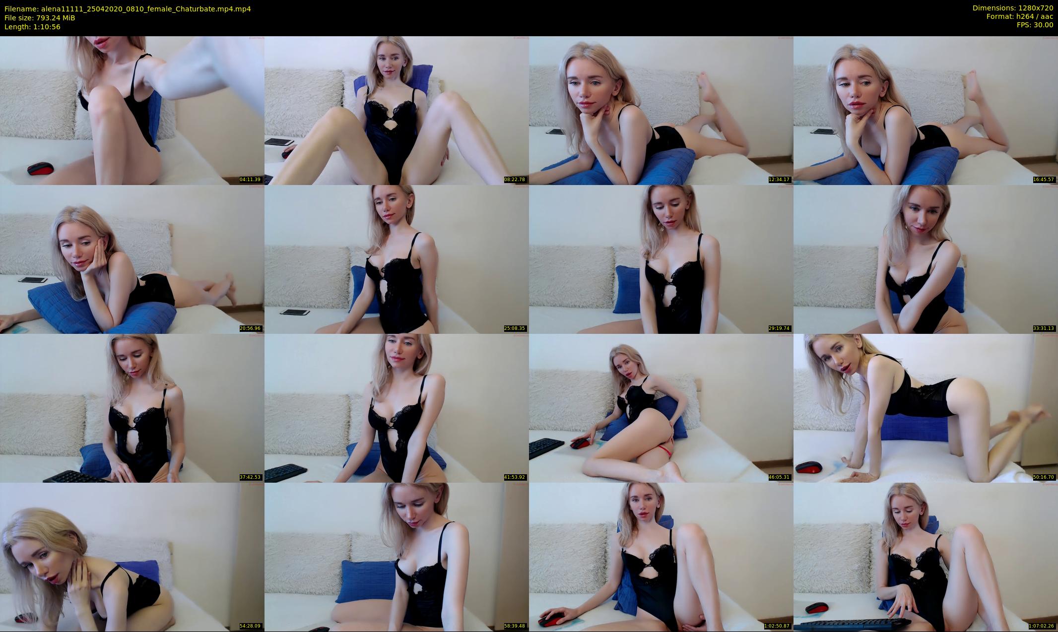alena11111 — 71 minute Chaturbate female cam show recording, 720p, Apr 25, 2020