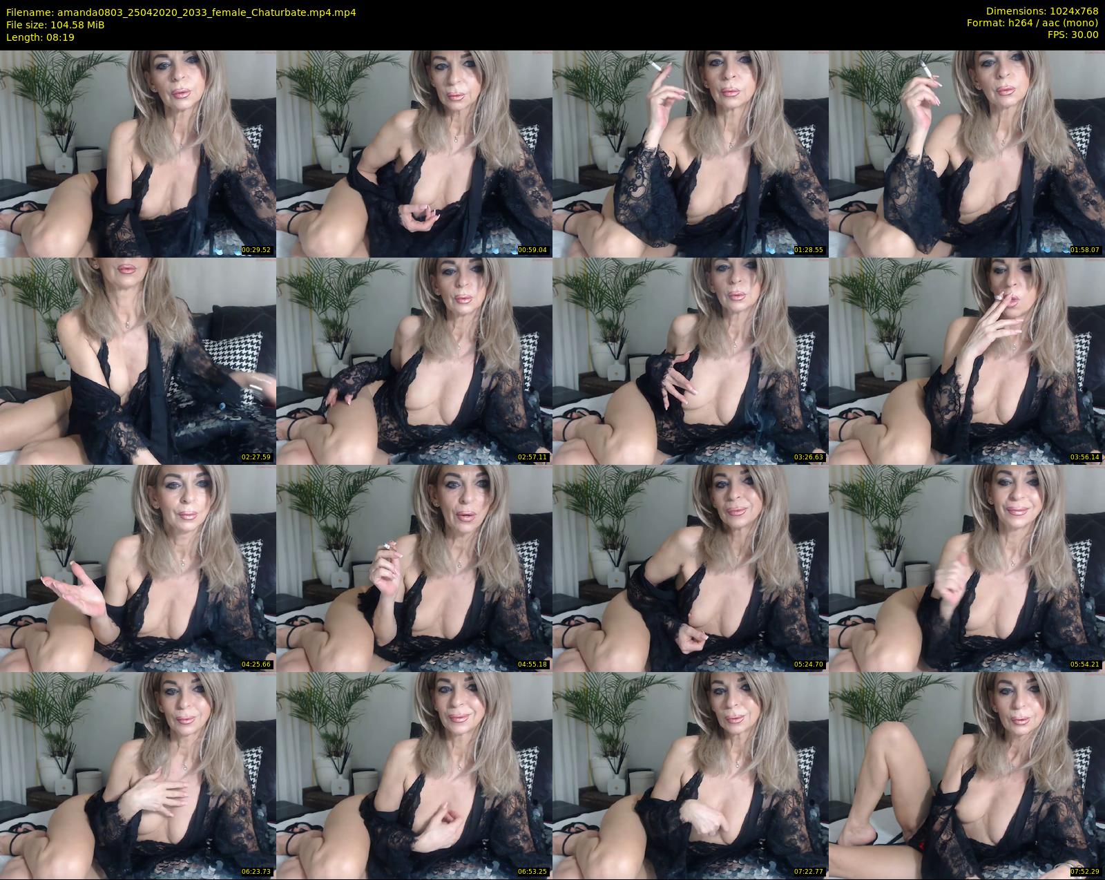 amanda0803 — 9 minute Chaturbate female cam show recording, 720p, Apr 25, 2020