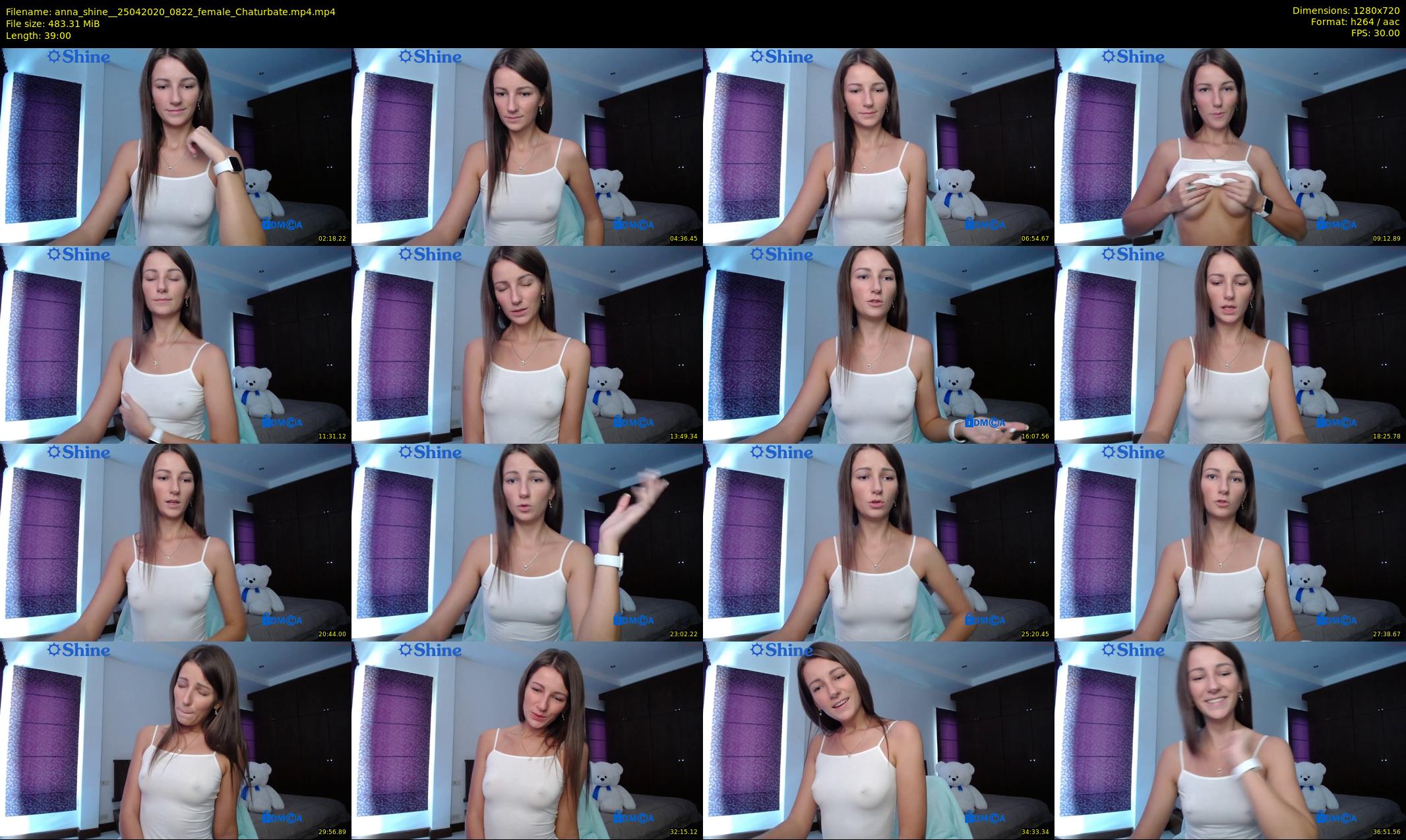 anna_shine_ — 39 minute Chaturbate female cam show recording, 720p, Apr 25, 2020
