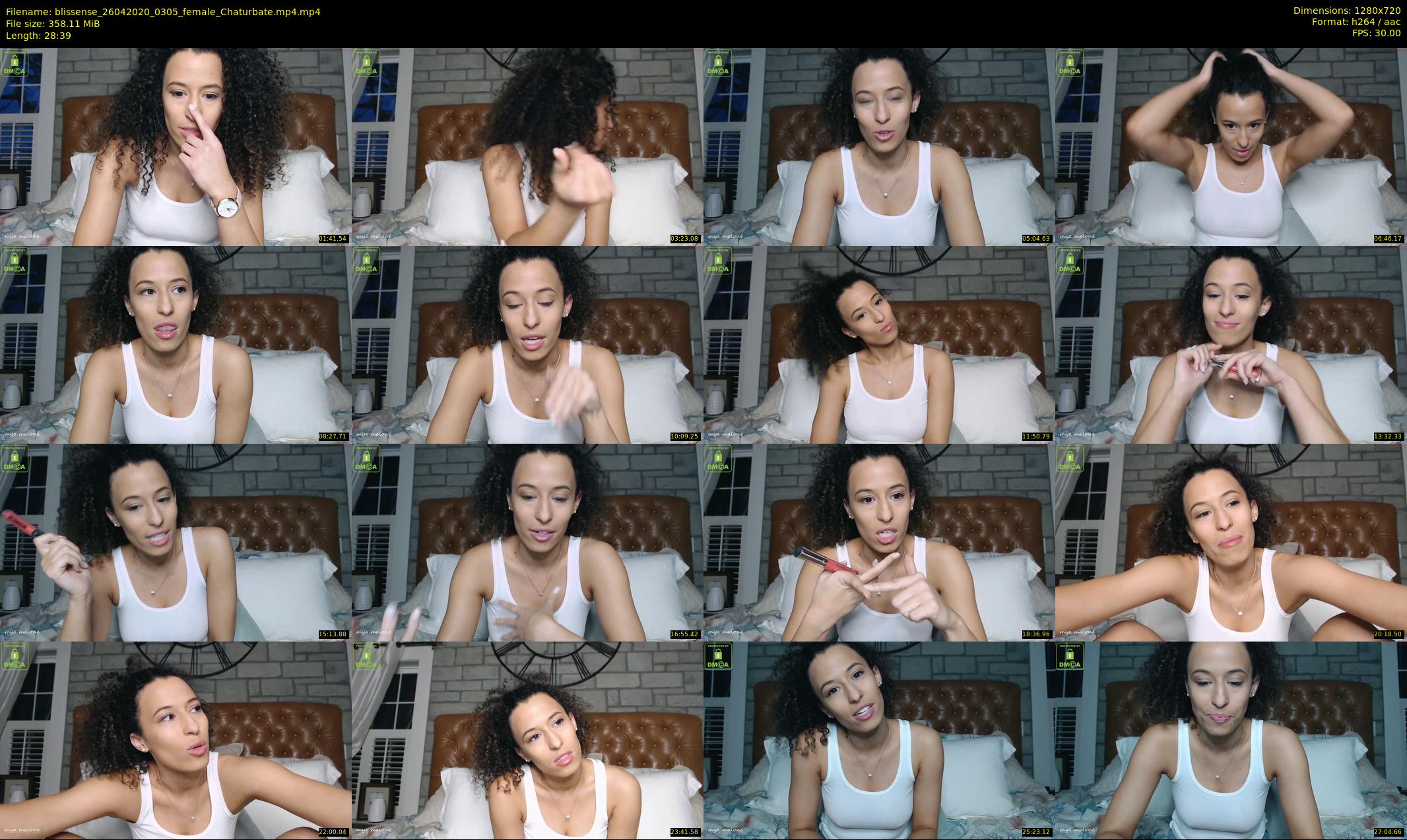blissense — 29 minute Chaturbate female cam show recording, 720p, Apr 26, 2020