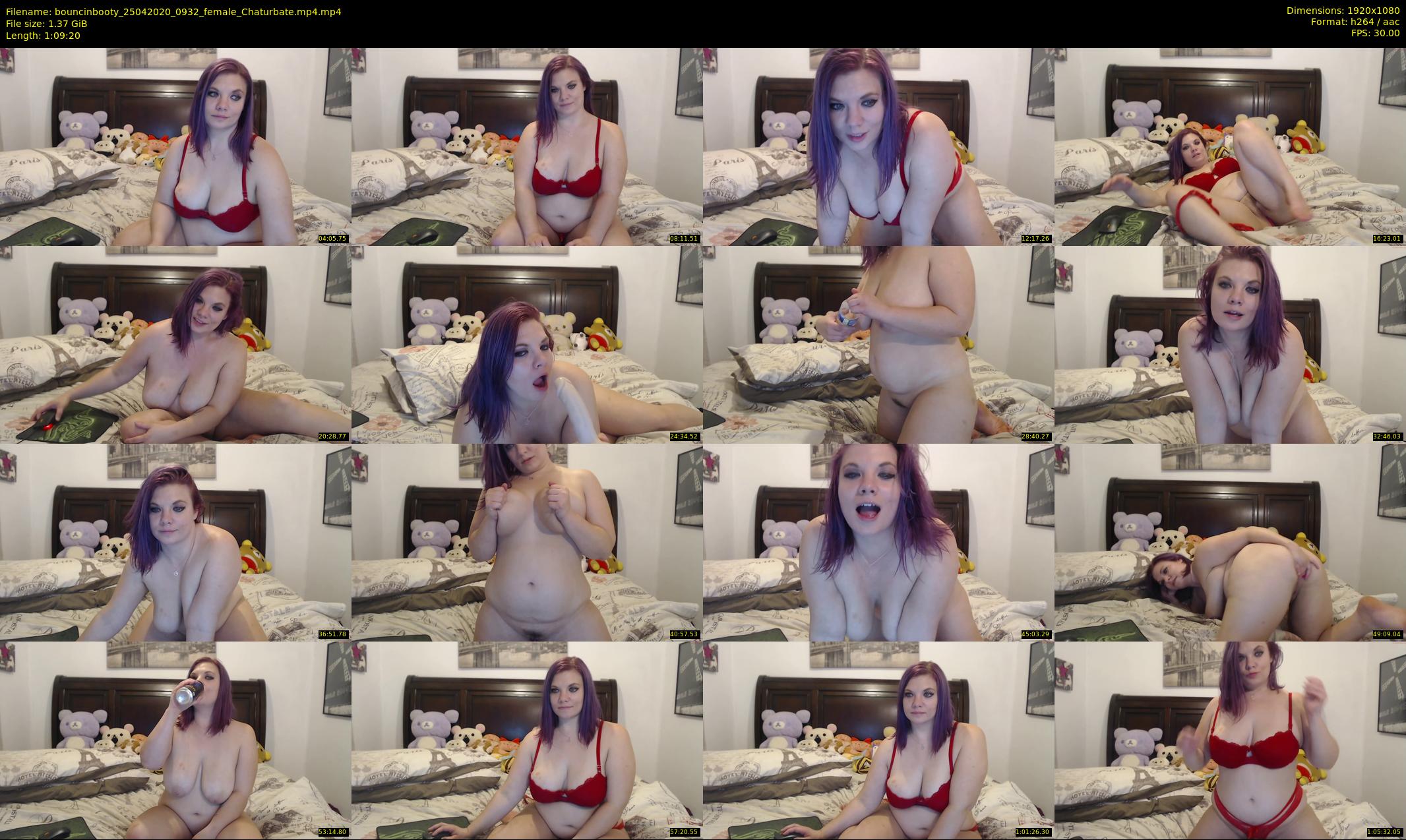 bouncinbooty — 70 minute Chaturbate female cam show recording, 1080p, Apr 25, 2020