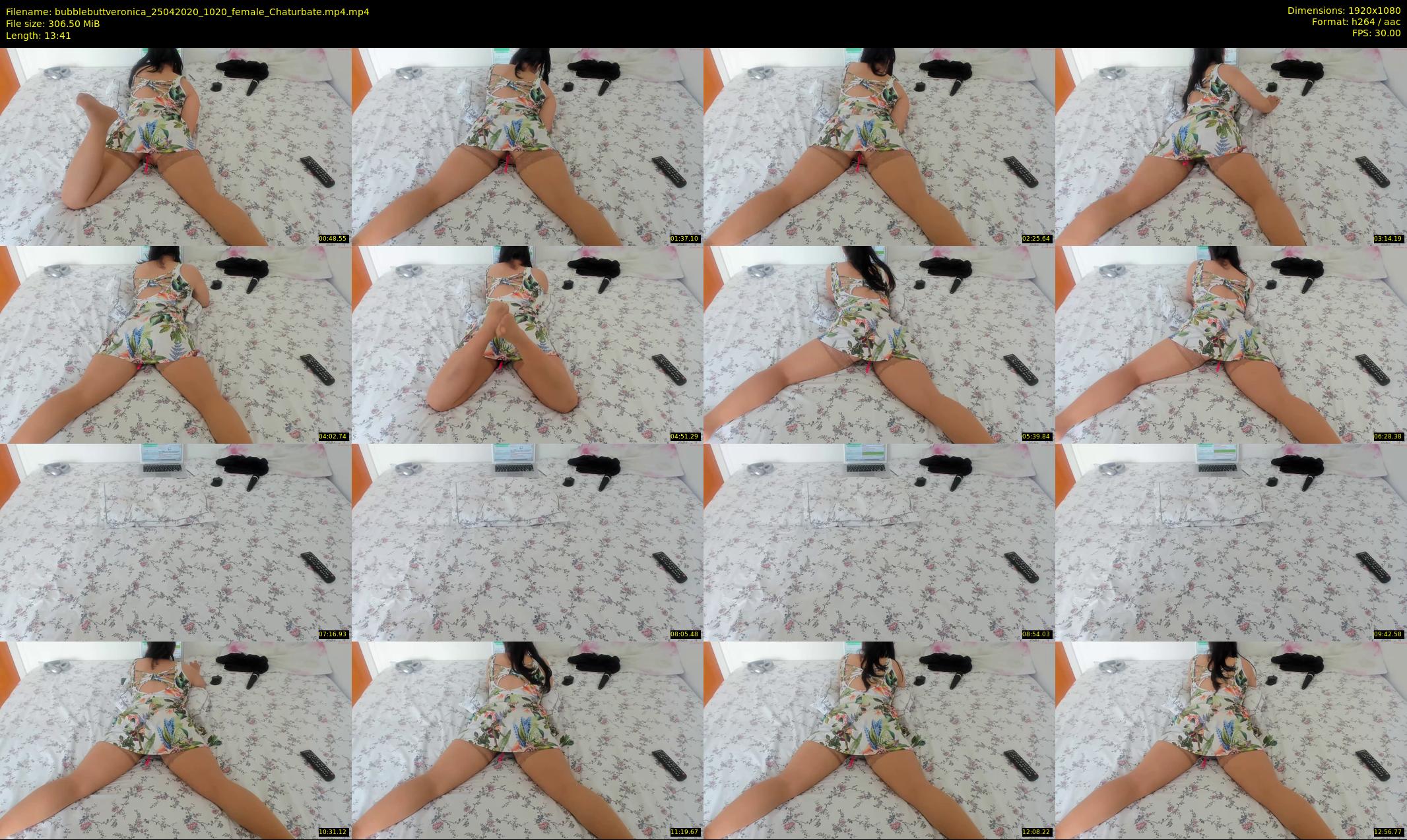 bubblebuttveronica — 14 minute Chaturbate female cam show recording, 1080p, Apr 25, 2020