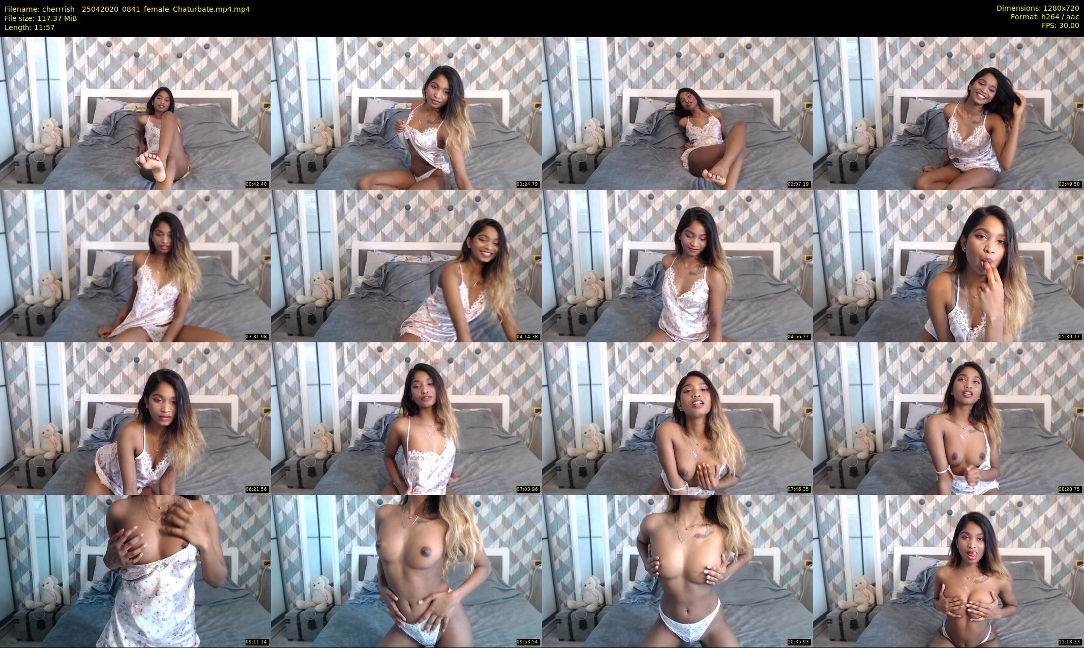 cherrrish_ — 12 minute Chaturbate female cam show recording, 720p, Apr 25, 2020