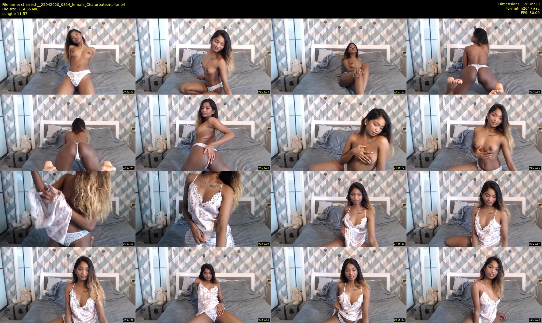 cherrrish_ — 12 minute Chaturbate female cam show recording, 720p, Apr 25, 2020