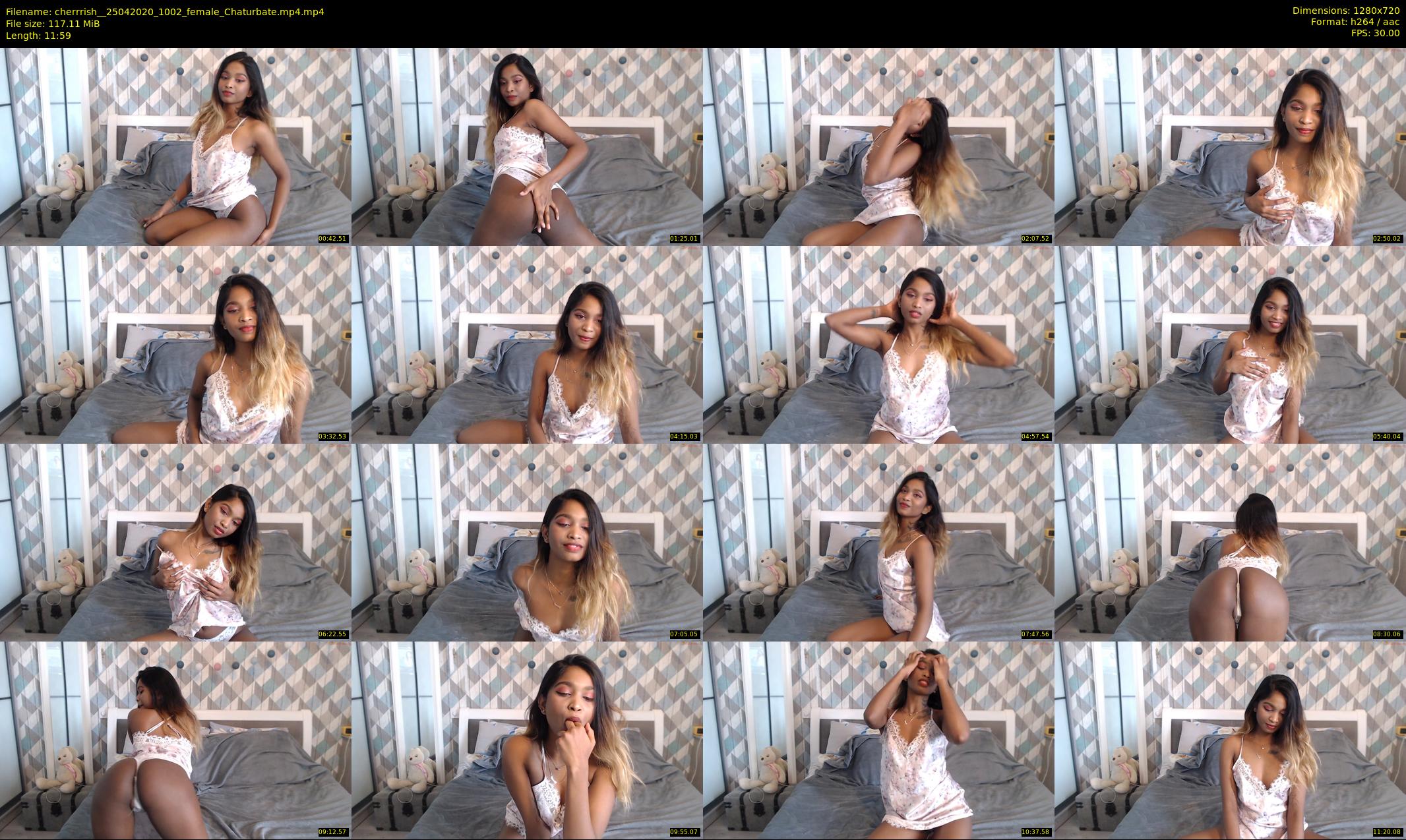 cherrrish_ — 12 minute Chaturbate female cam show recording, 720p, Apr 25, 2020