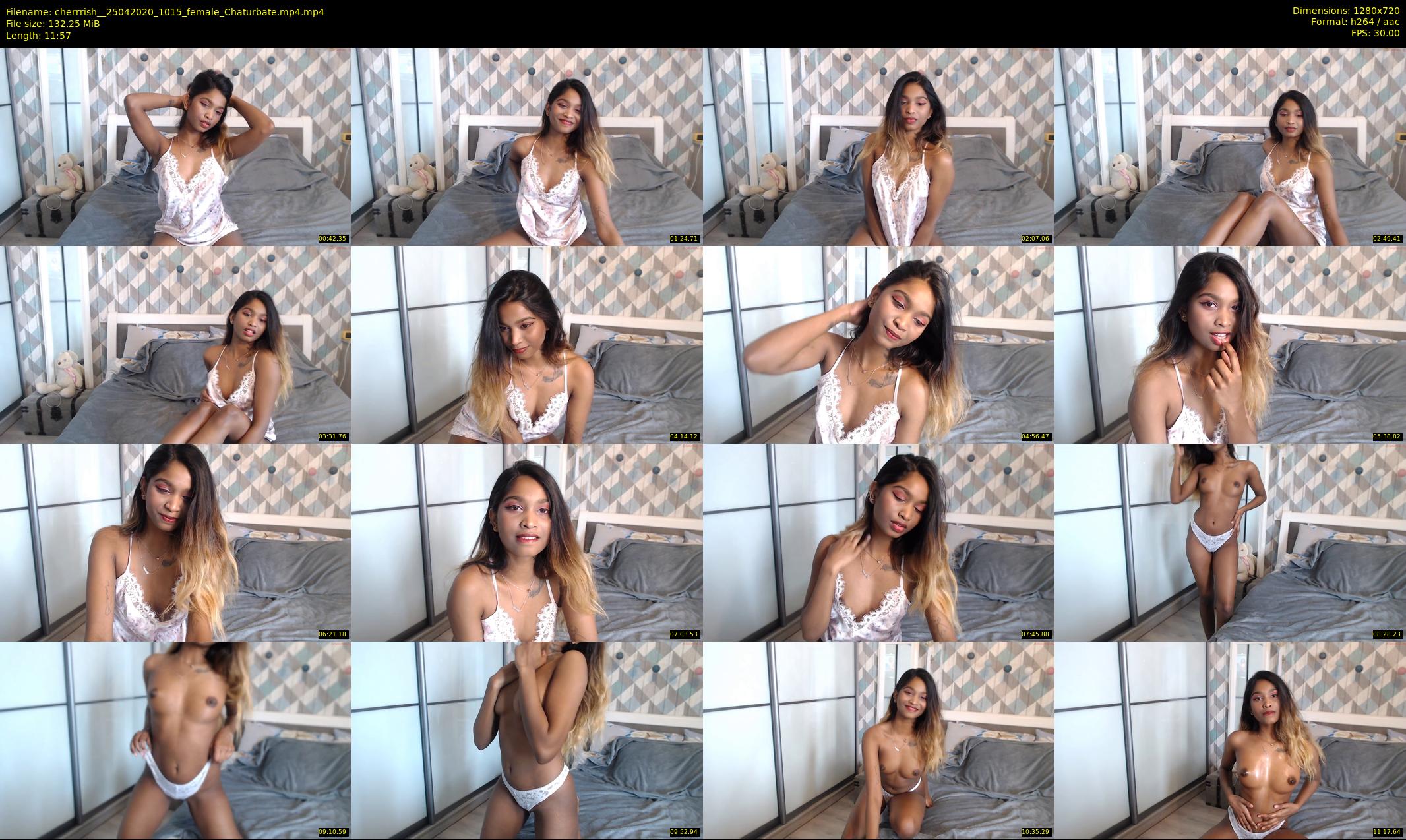 cherrrish_ — 12 minute Chaturbate female cam show recording, 720p, Apr 25, 2020
