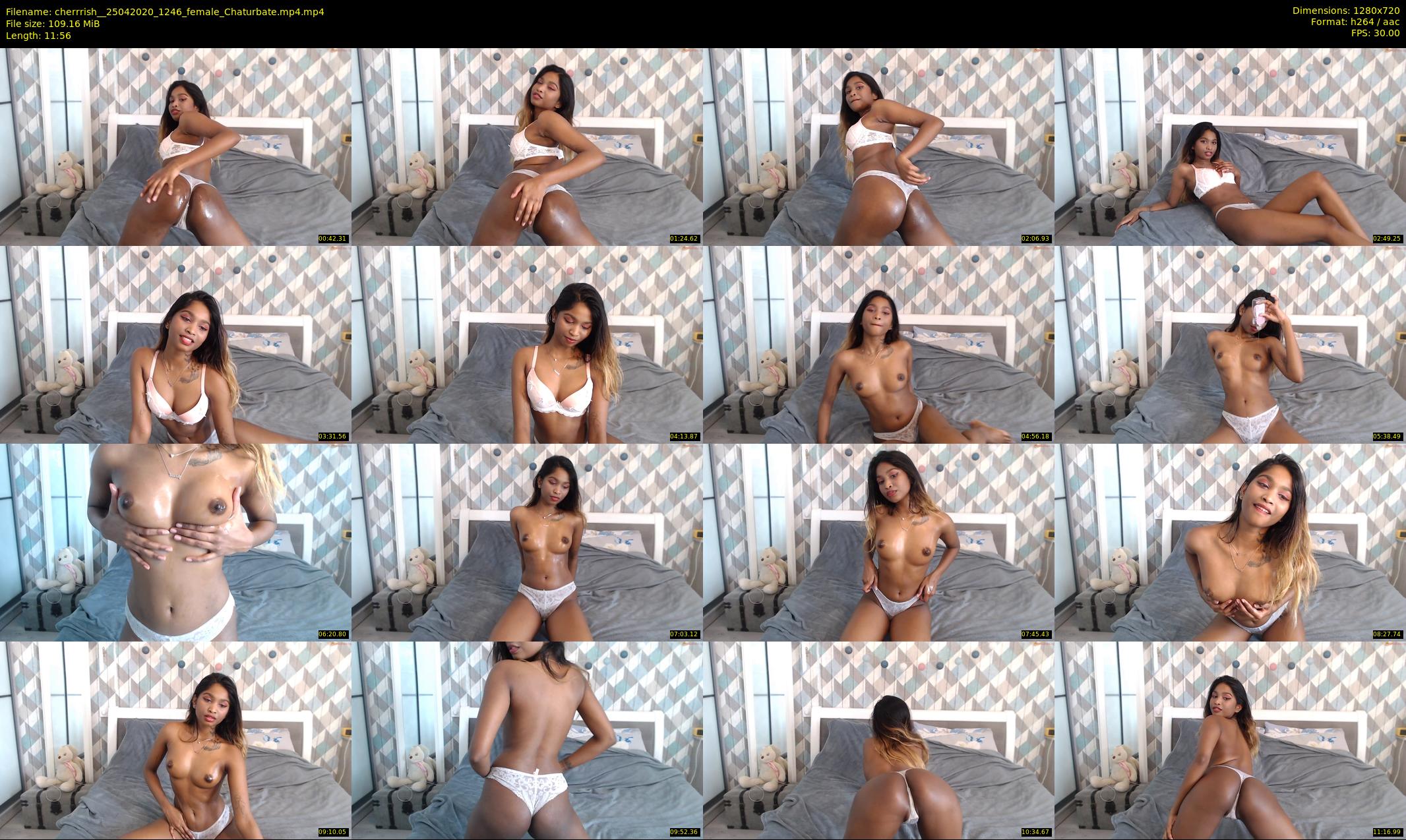 cherrrish_ — 12 minute Chaturbate female cam show recording, 720p, Apr 25, 2020