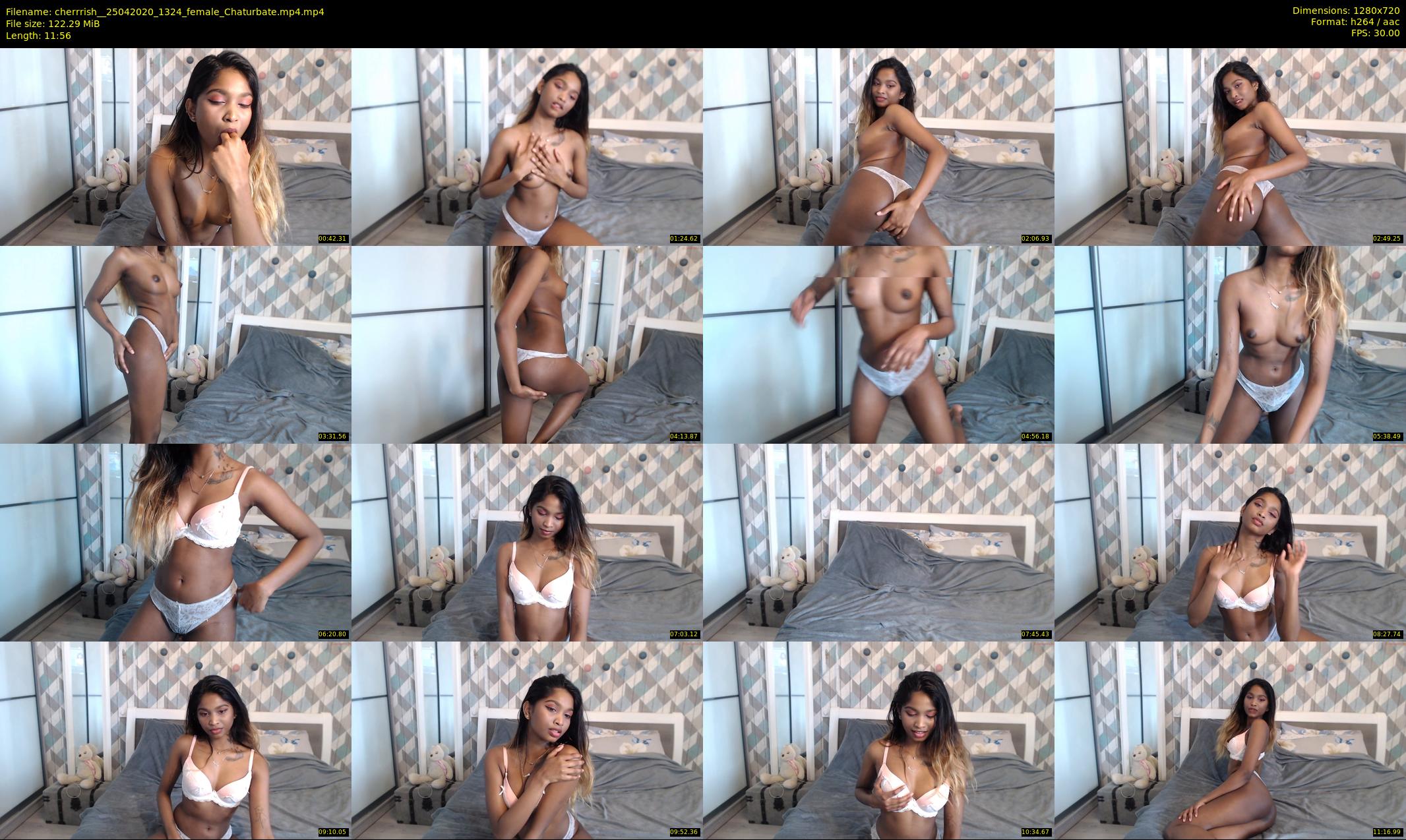 cherrrish_ — 12 minute Chaturbate female cam show recording, 720p, Apr 25, 2020