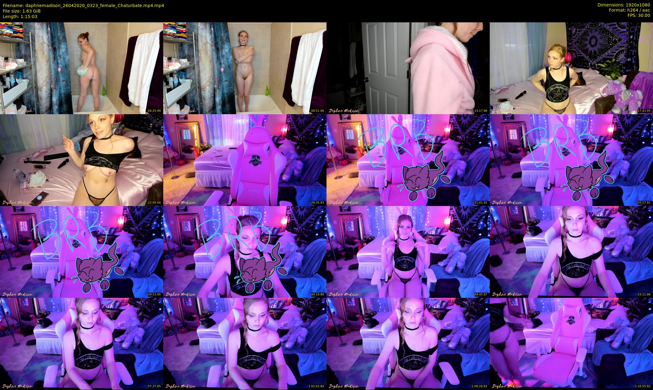 daphnemadison — 76 minute Chaturbate couple cam show recording, 1080p, Apr 26, 2020
