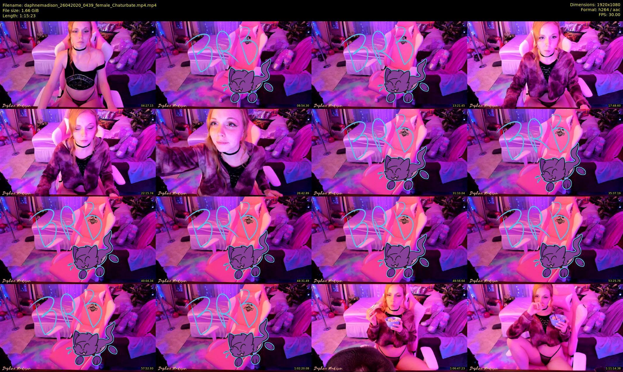 daphnemadison — 76 minute Chaturbate couple cam show recording, 1080p, Apr 26, 2020