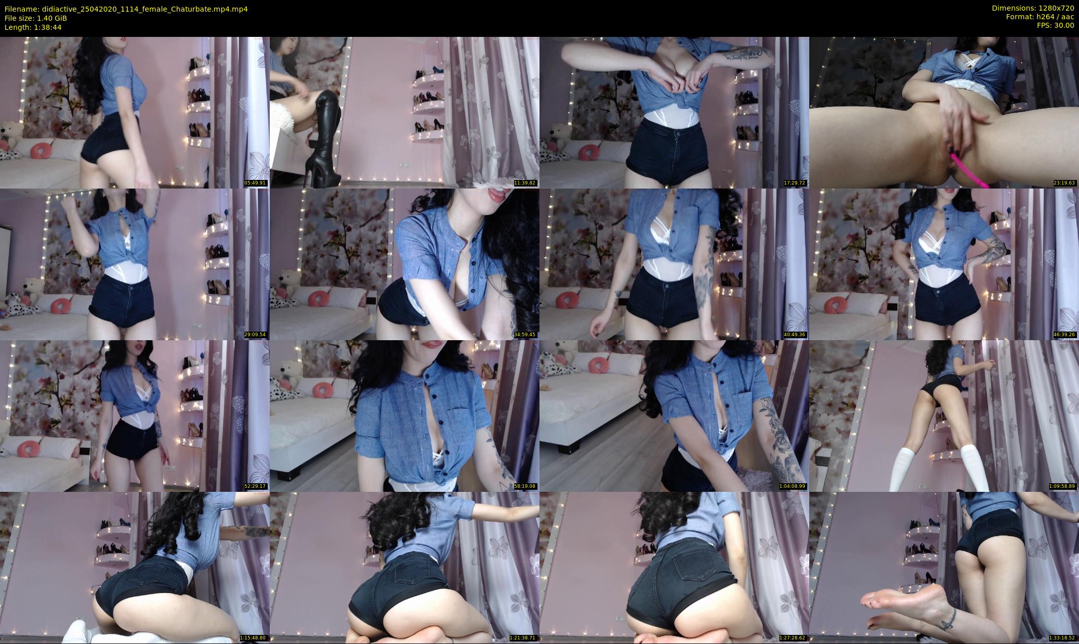 didiactive — 99 minute Chaturbate female cam show recording, 720p, Apr 25, 2020