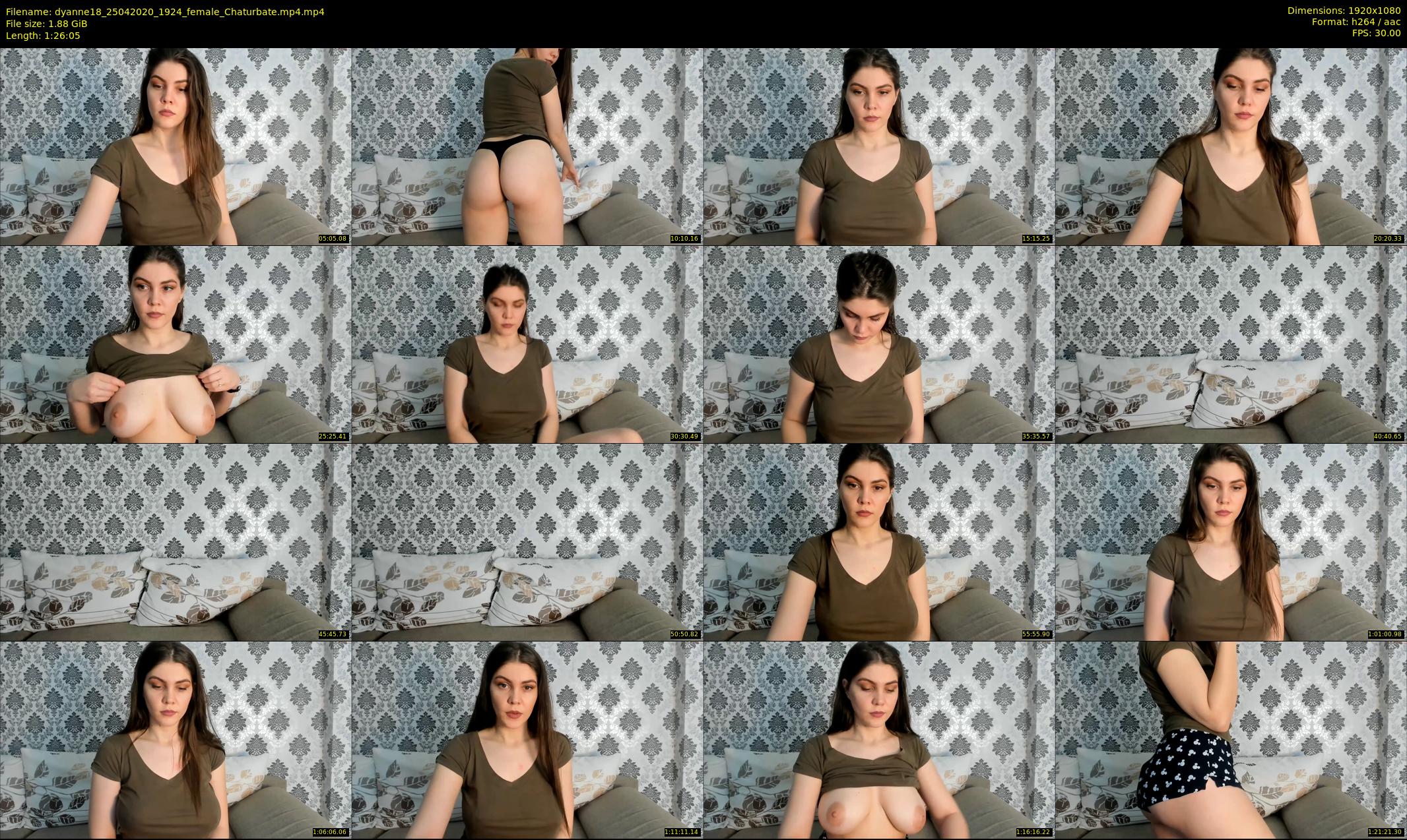 dyanne18 — 87 minute Chaturbate female cam show recording, 1080p, Apr 25, 2020
