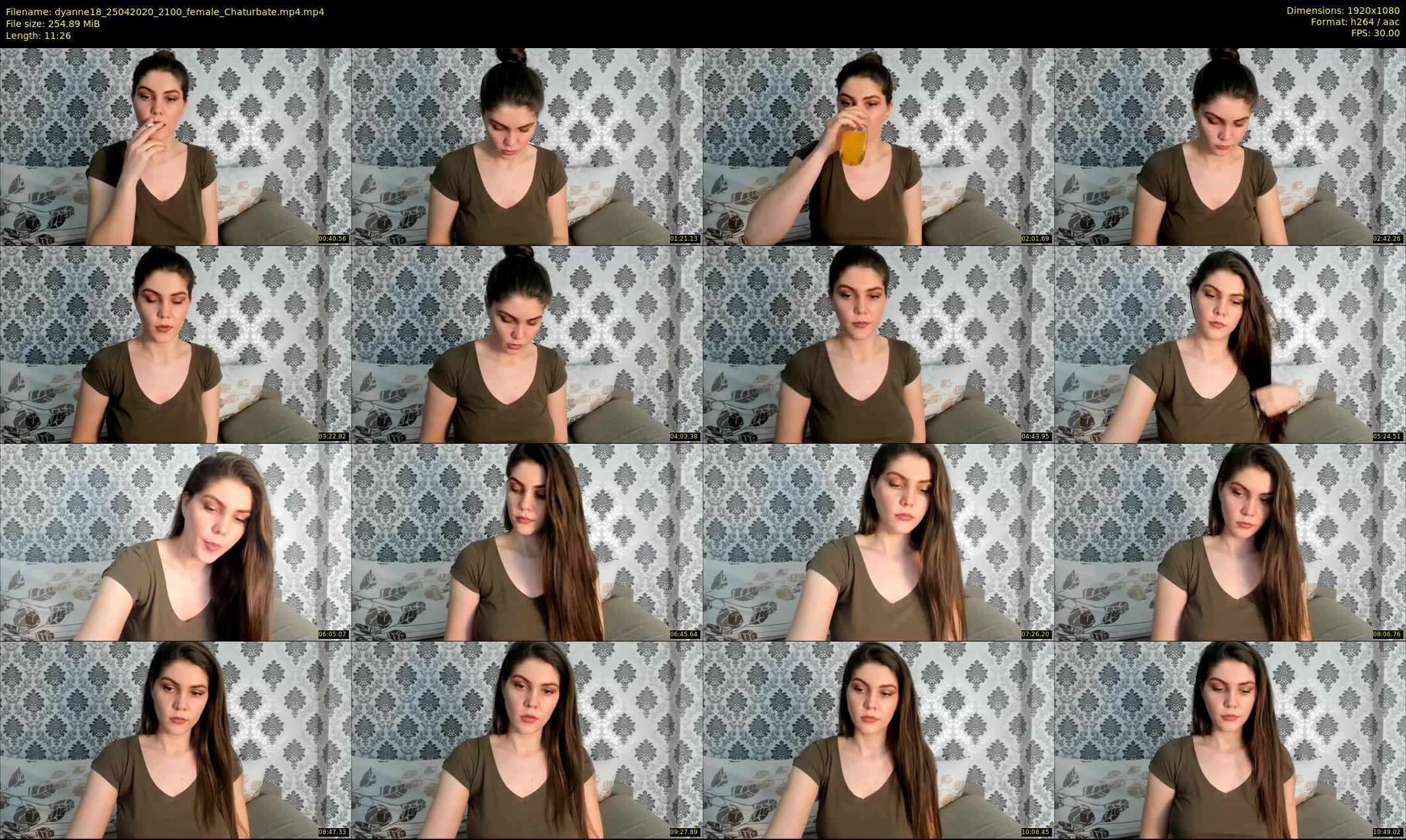 dyanne18 — 12 minute Chaturbate female cam show recording, 1080p, Apr 25, 2020