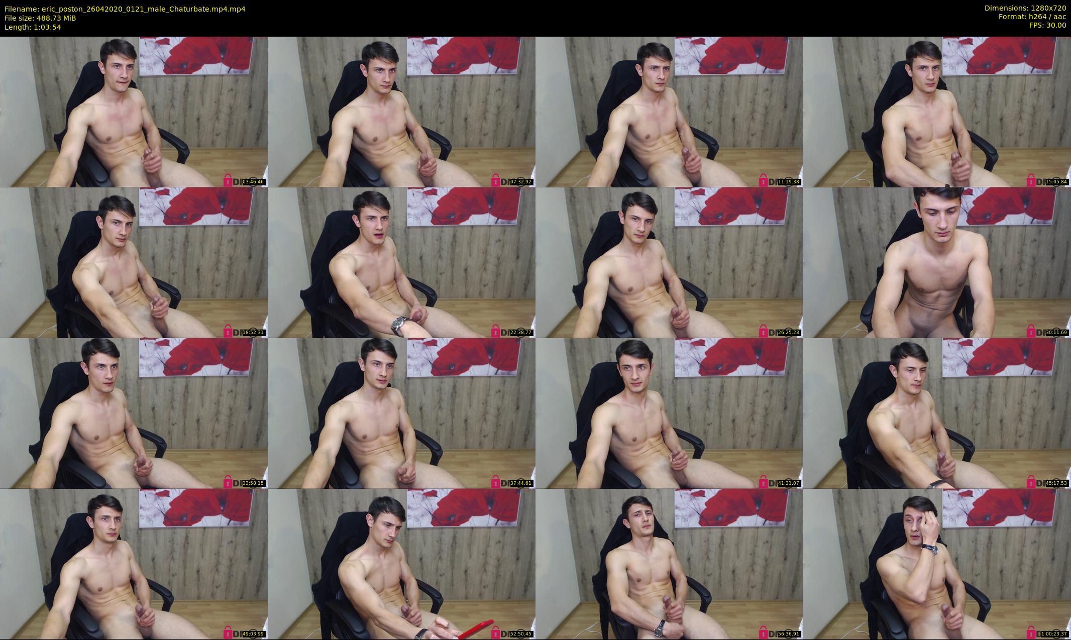 eric_poston — 64 minute Chaturbate male cam show recording, 720p, Apr 26, 2020