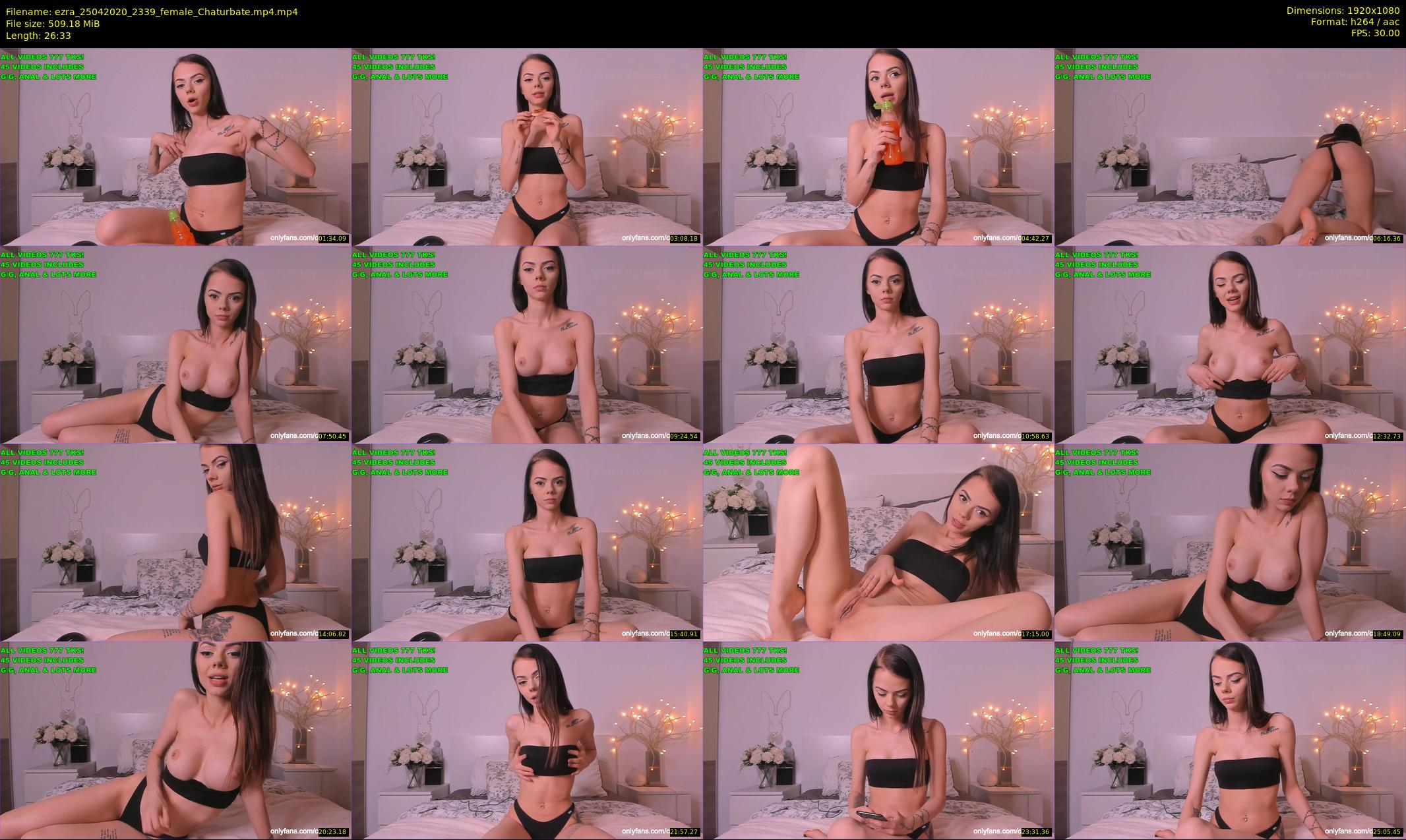 ezra — 27 minute Chaturbate female cam show recording, 1080p, Apr 25, 2020