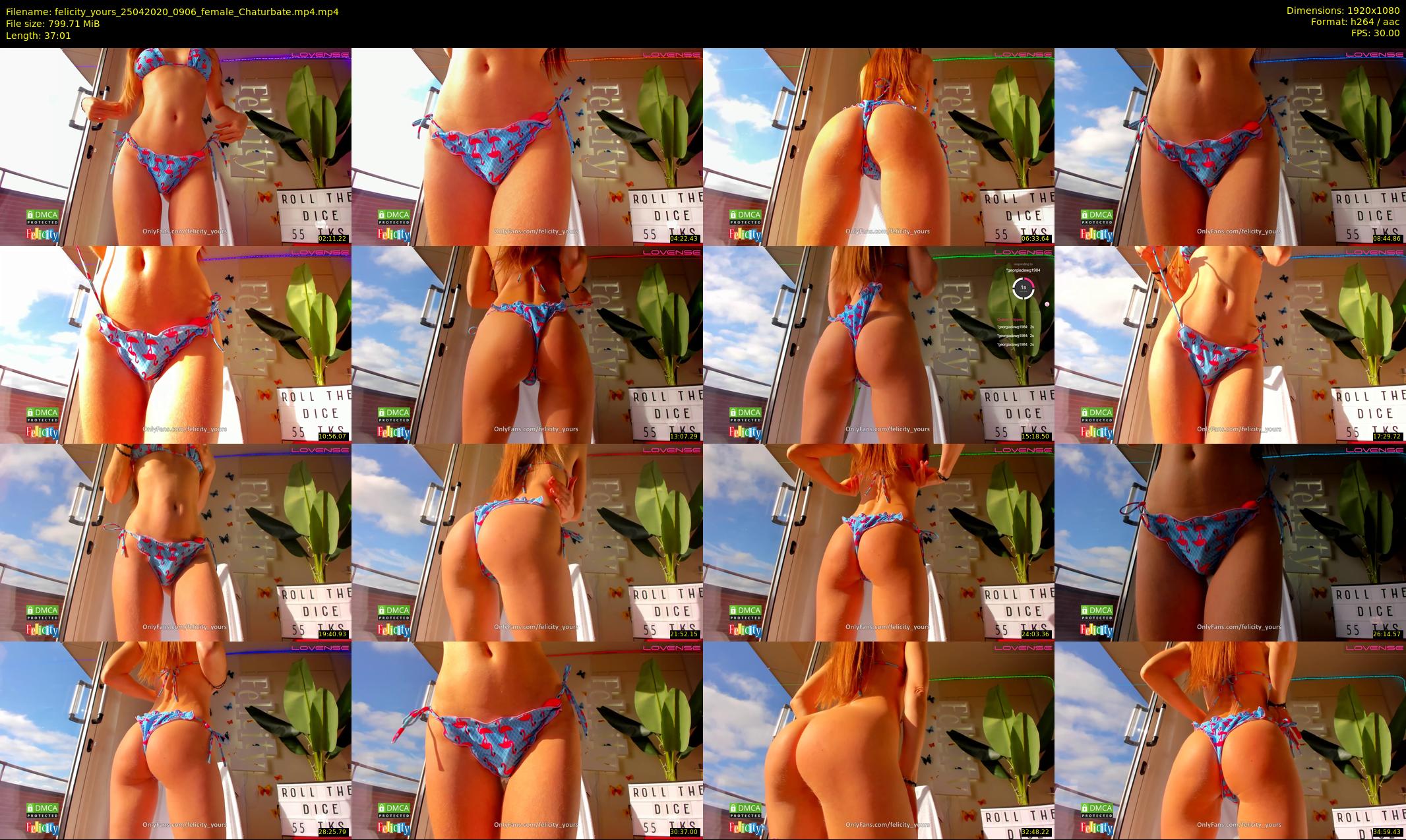 felicity_yours — 38 minute Chaturbate female cam show recording, 1080p, Apr 25, 2020