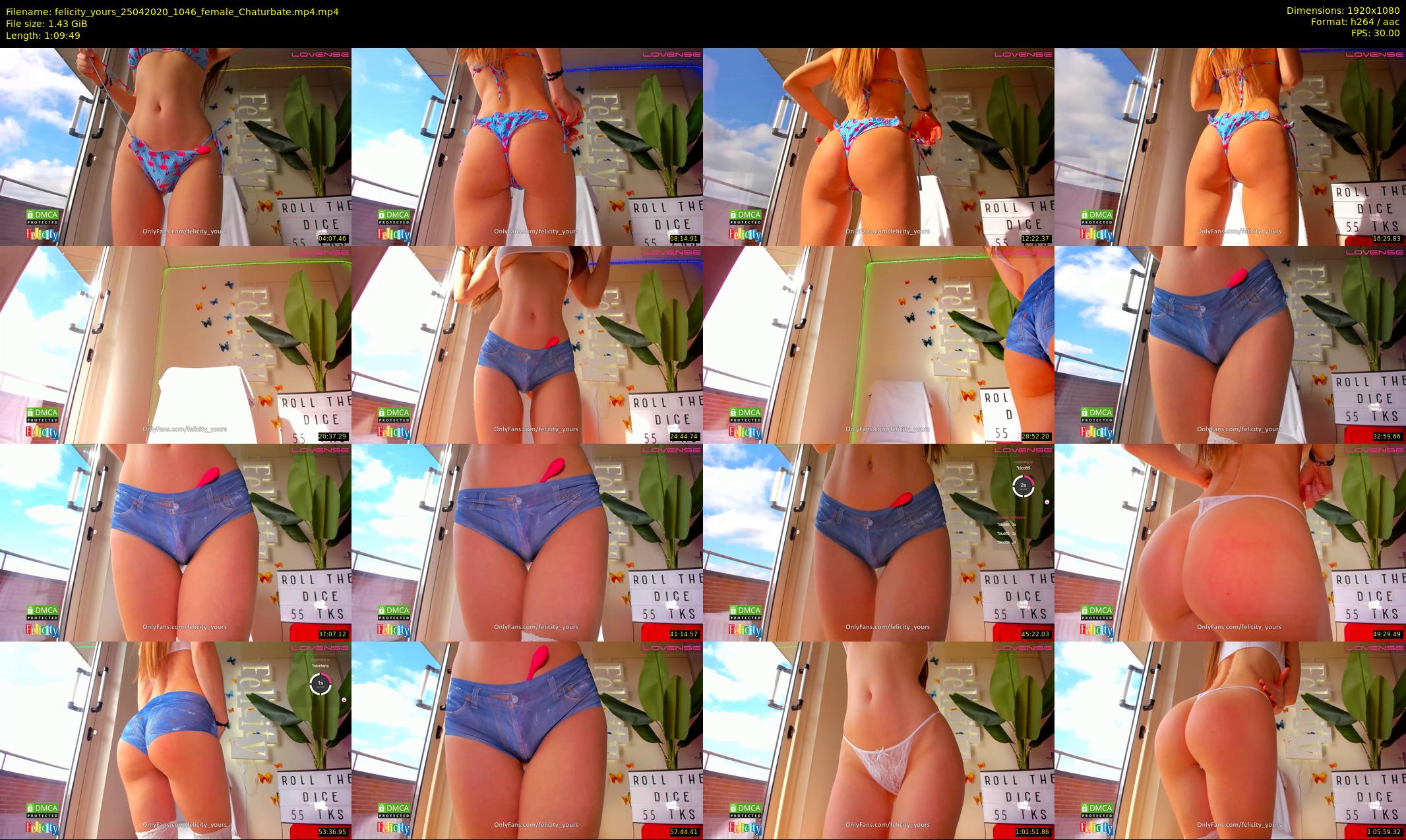 felicity_yours — 70 minute Chaturbate female cam show recording, 1080p, Apr 25, 2020