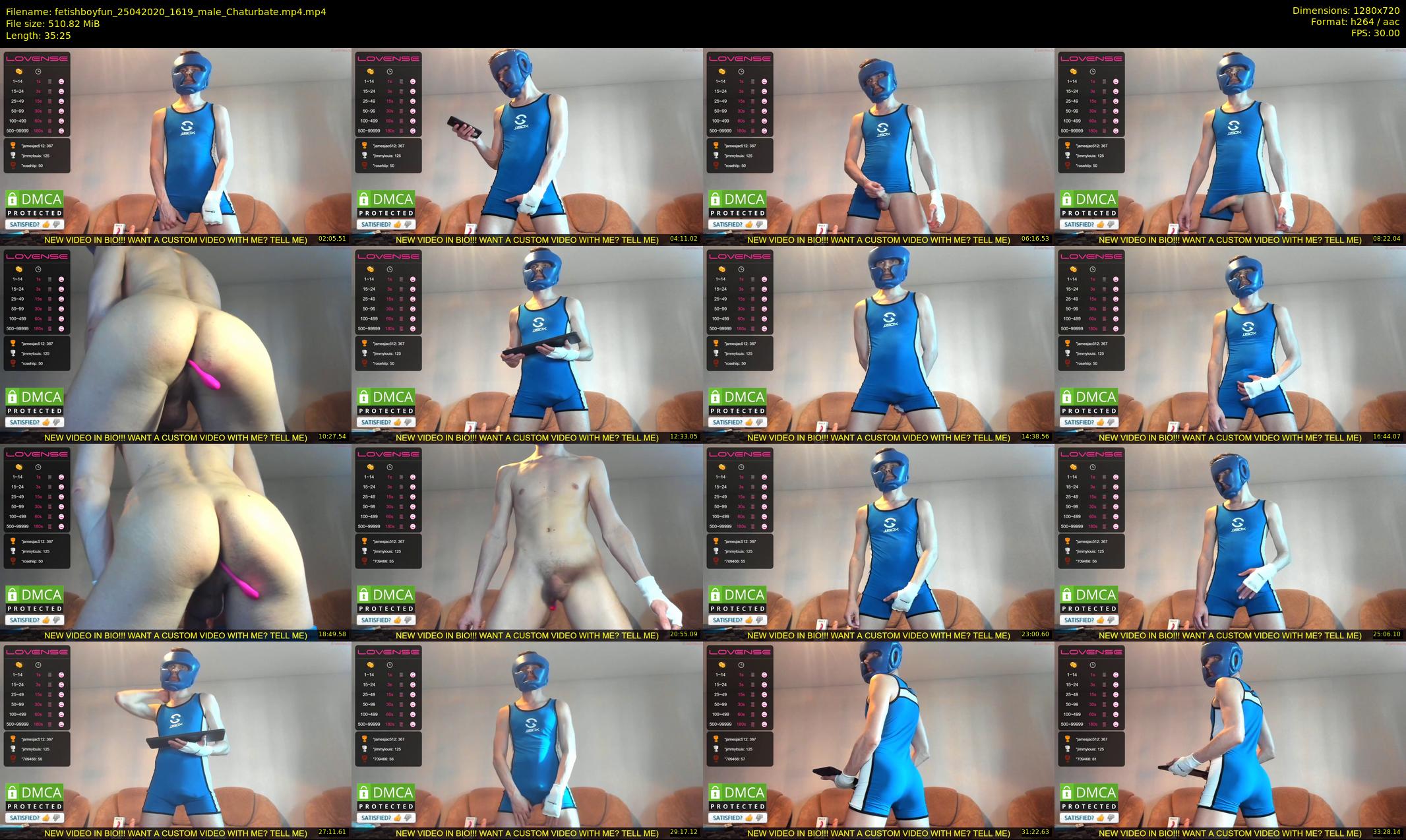fetishboyfun — 36 minute Chaturbate male cam show recording, 720p, Apr 25, 2020