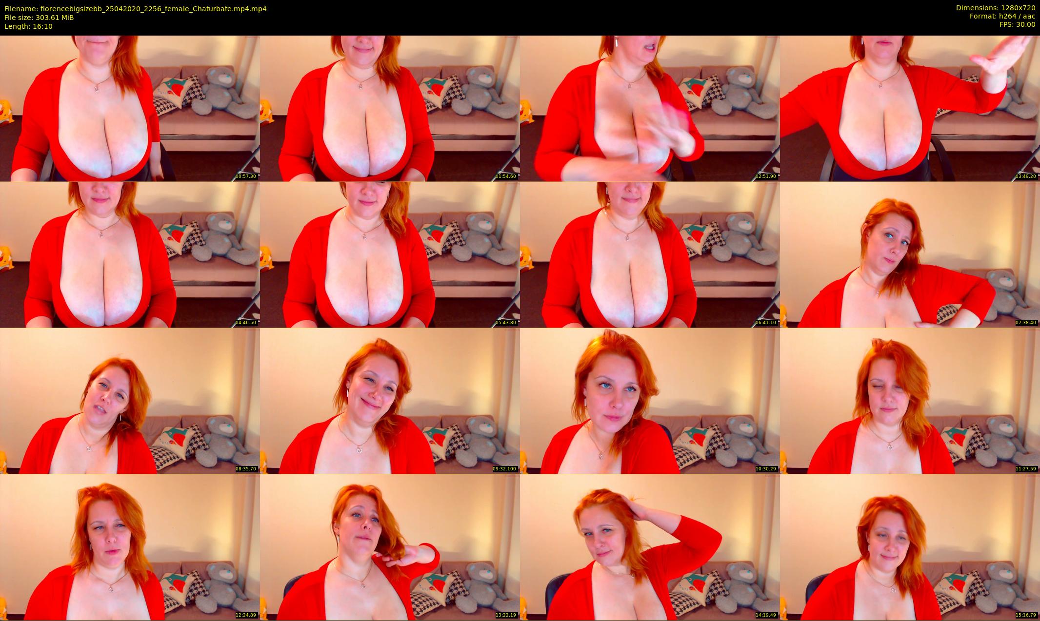 florencebigsizebb — 17 minute Chaturbate female cam show recording, 720p, Apr 25, 2020