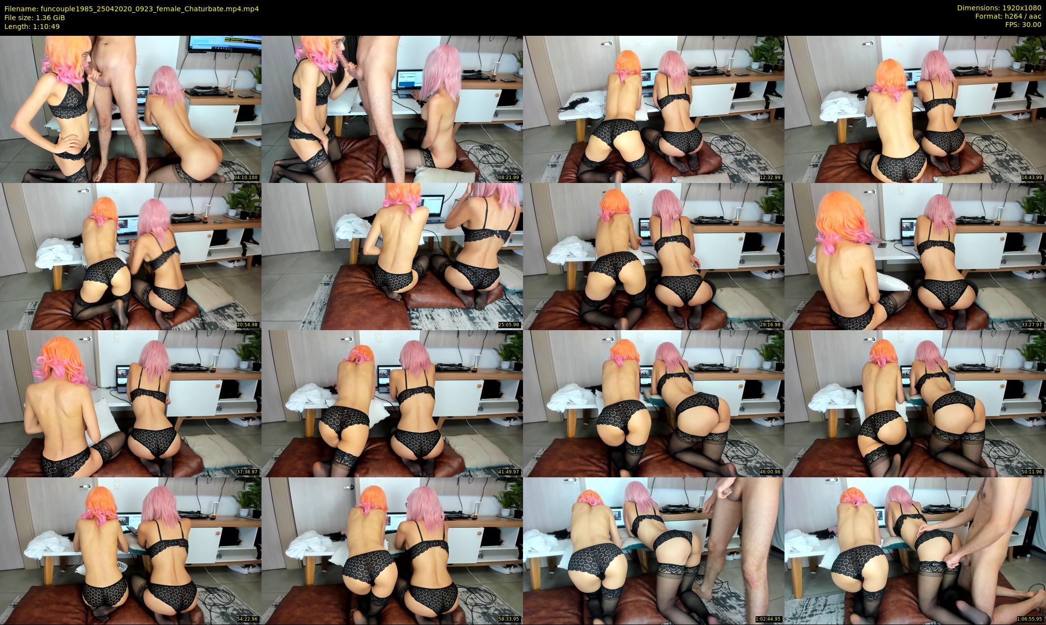 funcouple1985 — 71 minute Chaturbate couple cam show recording, 1080p, Apr 25, 2020