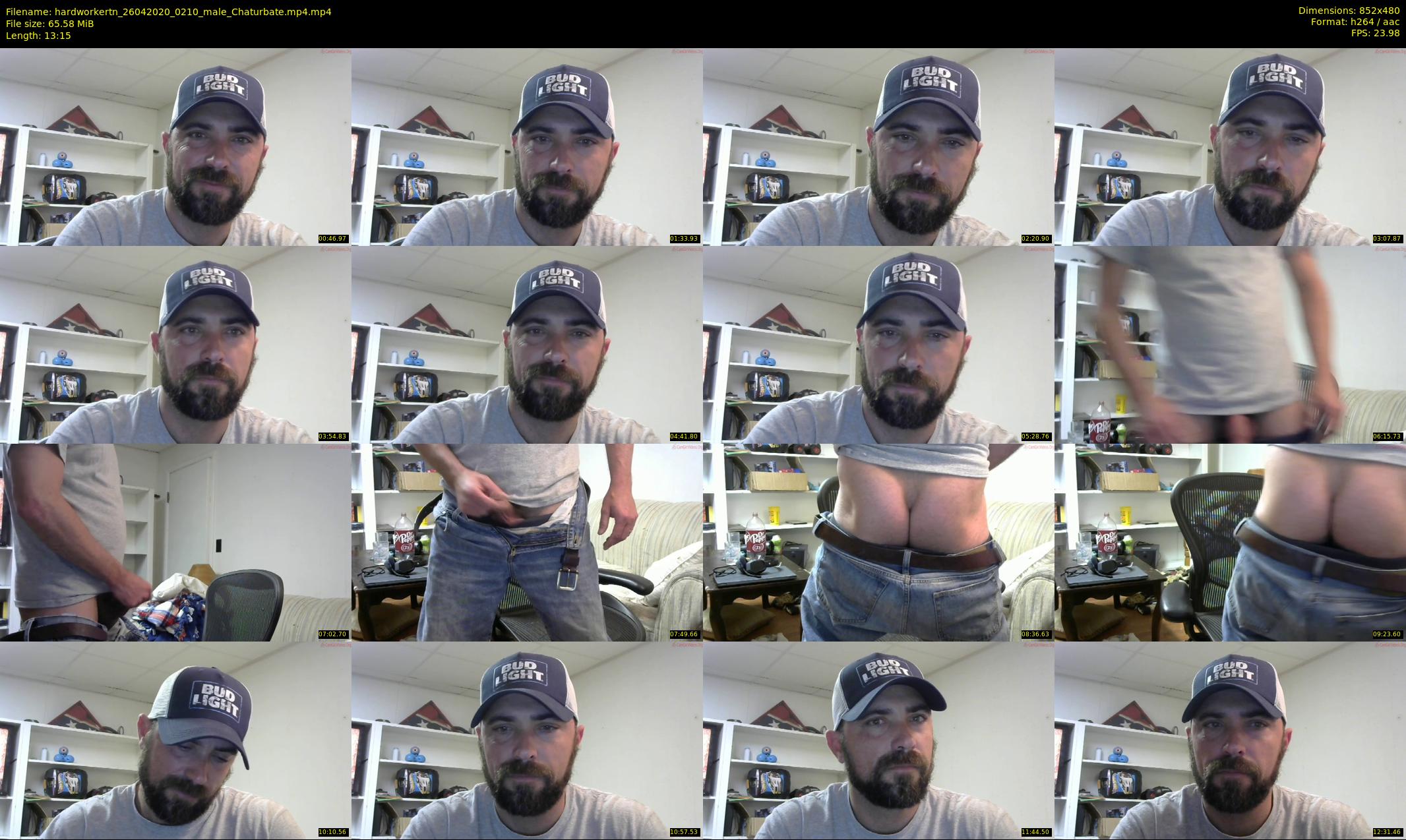 hardworkertn — 14 minute Chaturbate male cam show recording, 480p, Apr 26, 2020