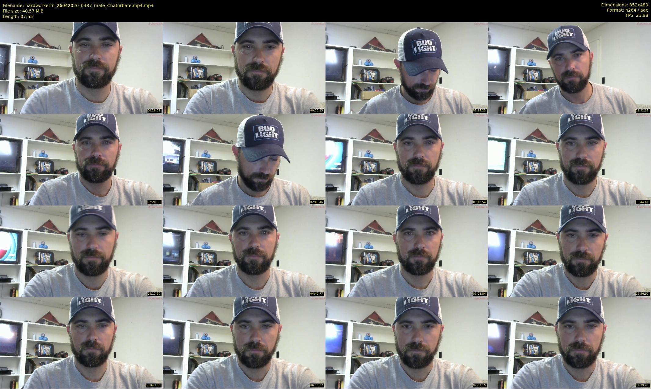 hardworkertn — 8 minute Chaturbate male cam show recording, 480p, Apr 26, 2020