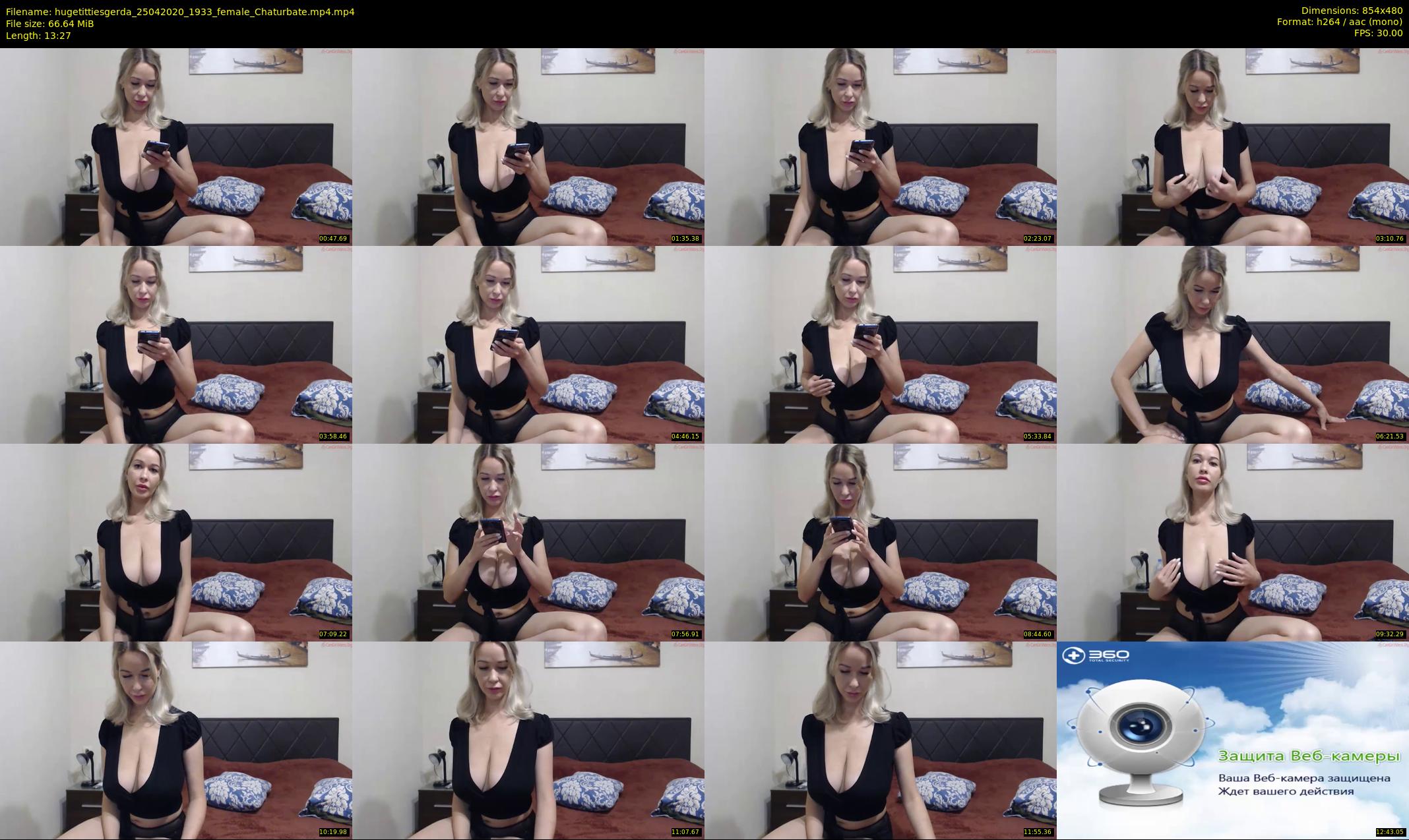 hugetittiesgerda — 14 minute Chaturbate female cam show recording, 480p, Apr 25, 2020