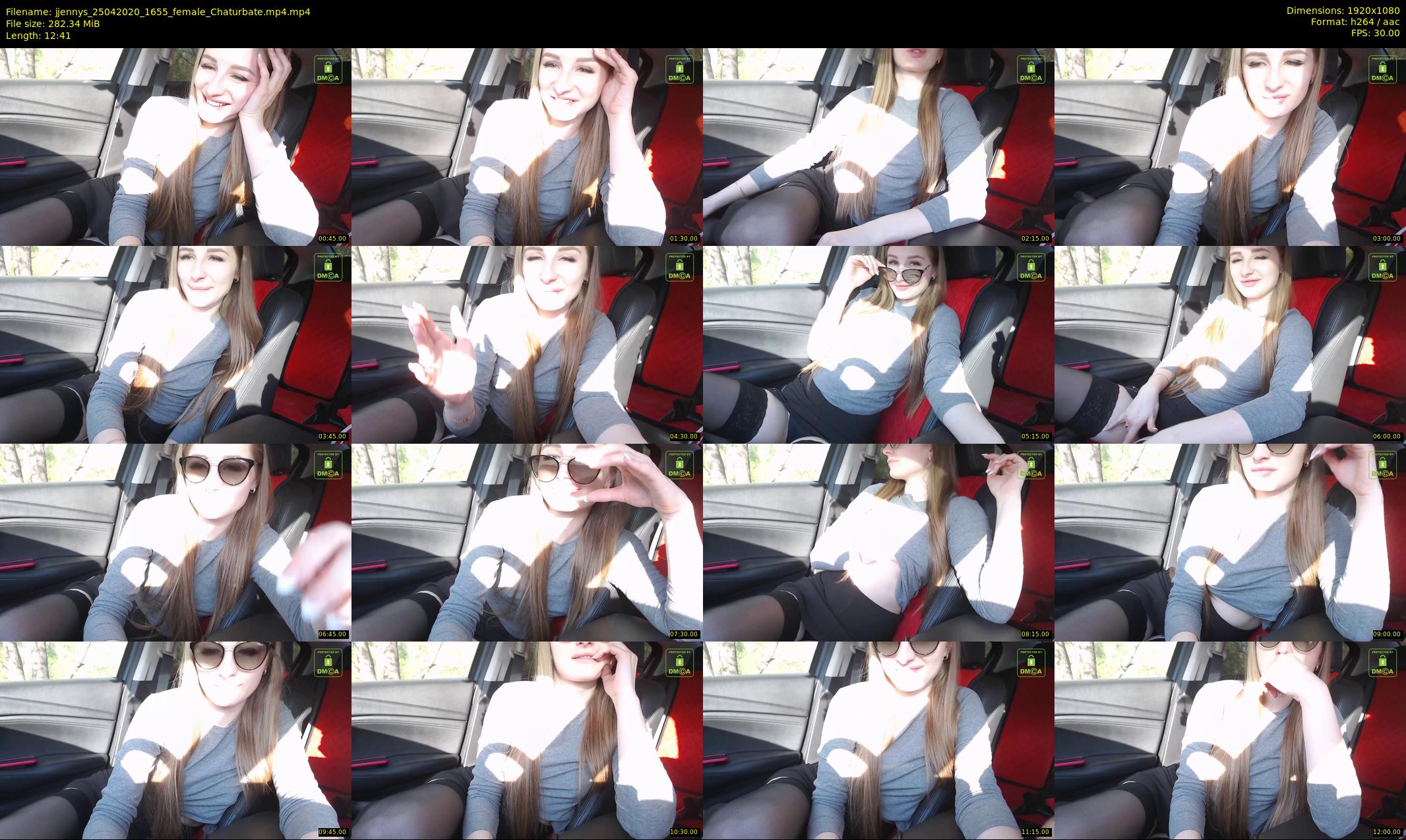 jjennys — 13 minute Chaturbate female cam show recording, 1080p, Apr 25, 2020