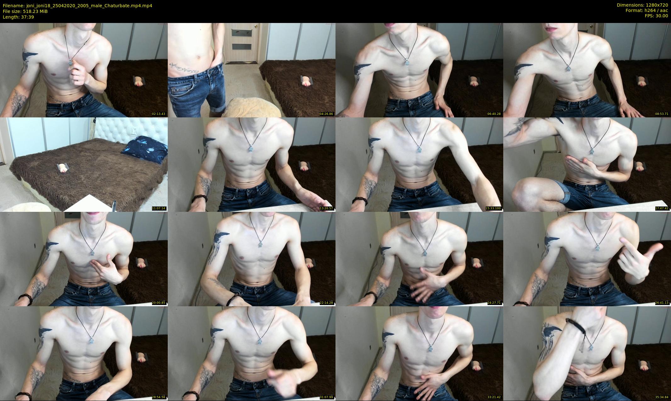 joni_joni18 — 38 minute Chaturbate male cam show recording, 720p, Apr 25, 2020
