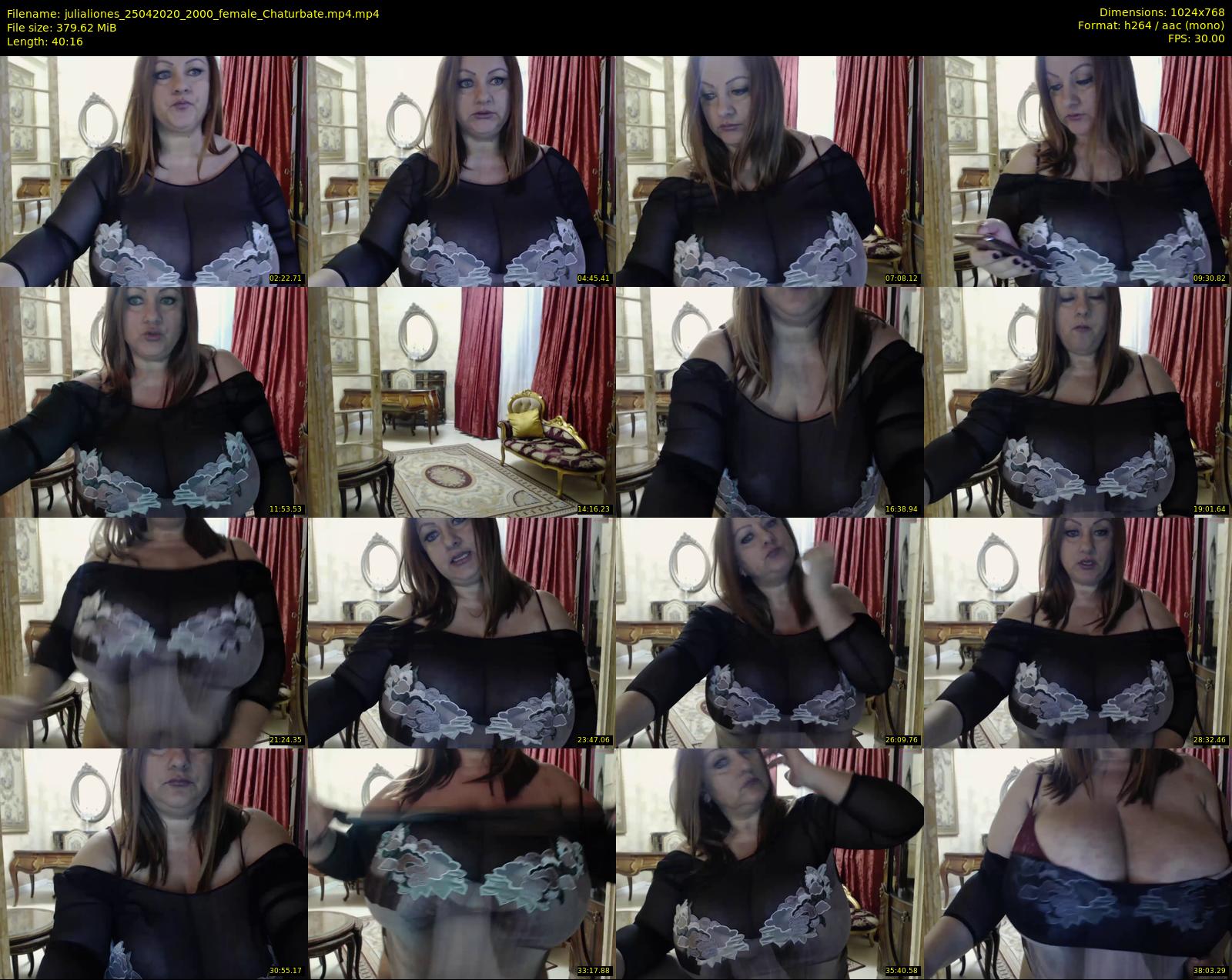 julialiones — 41 minute Chaturbate female cam show recording, 720p, Apr 25, 2020