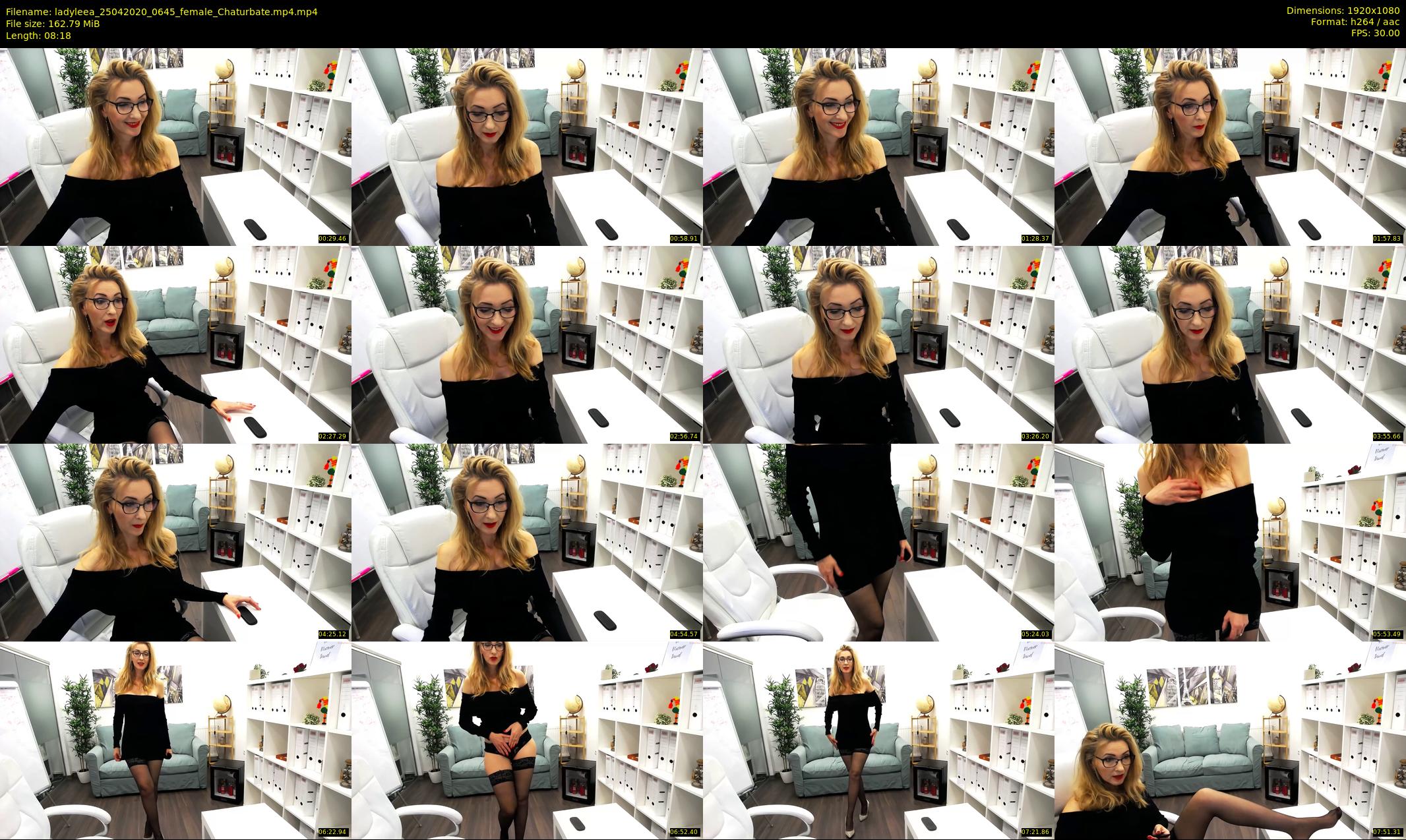 ladyleea — 9 minute Chaturbate female cam show recording, 1080p, Apr 25, 2020