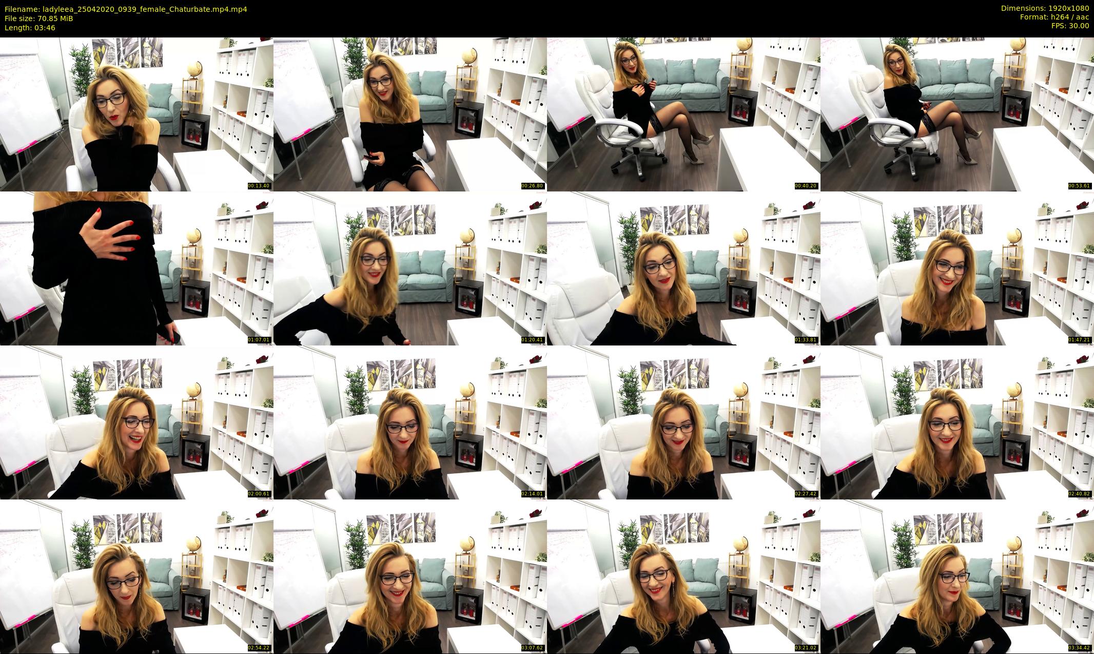 ladyleea — 4 minute Chaturbate female cam show recording, 1080p, Apr 25, 2020