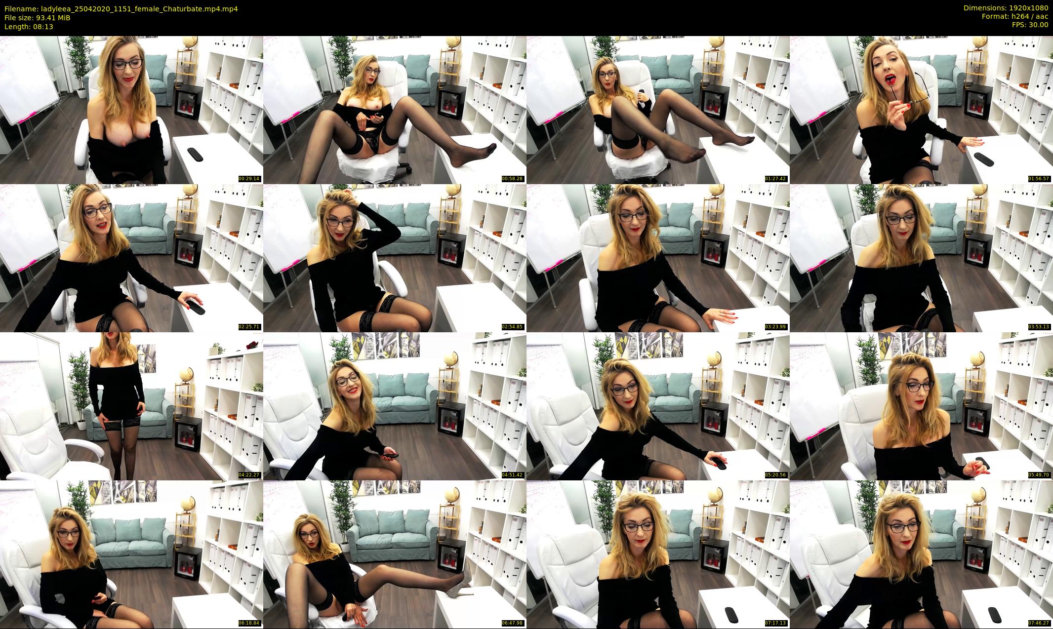 ladyleea — 9 minute Chaturbate female cam show recording, 1080p, Apr 25, 2020