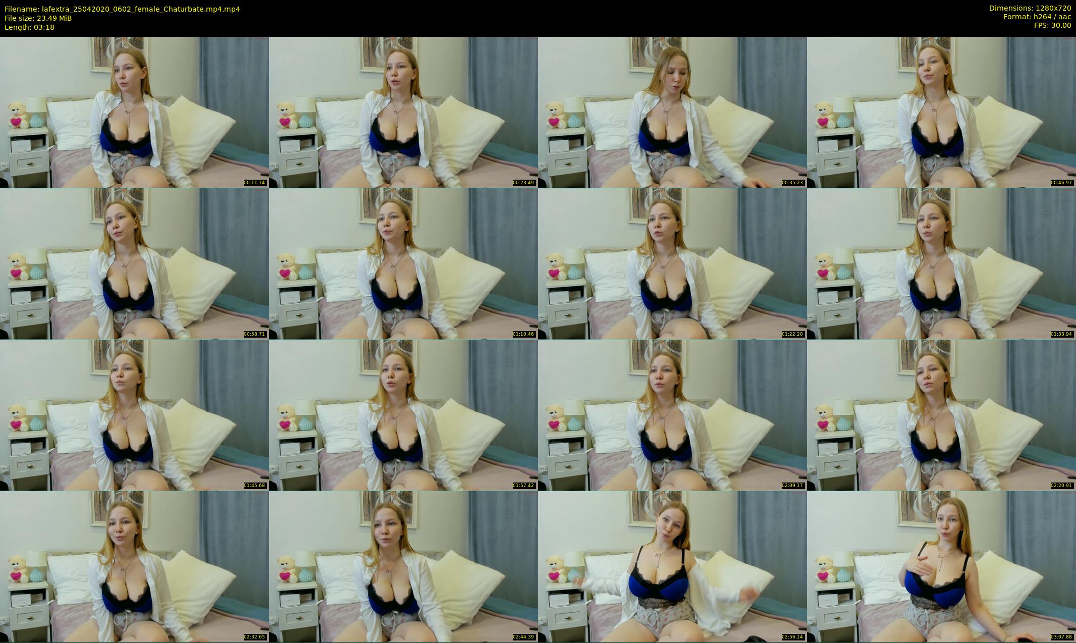 lafextra — 4 minute Chaturbate female cam show recording, 720p, Apr 25, 2020