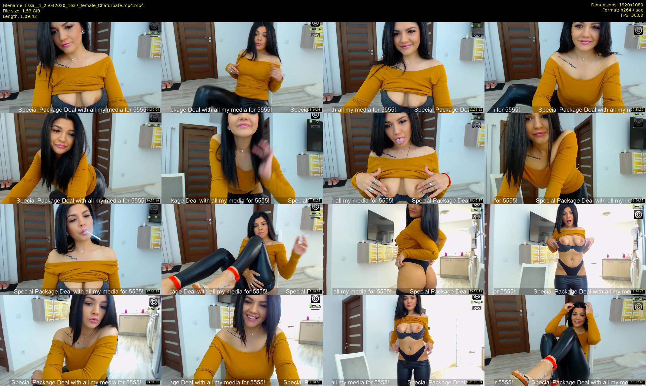 lissa__1 — 70 minute Chaturbate female cam show recording, 1080p, Apr 25, 2020