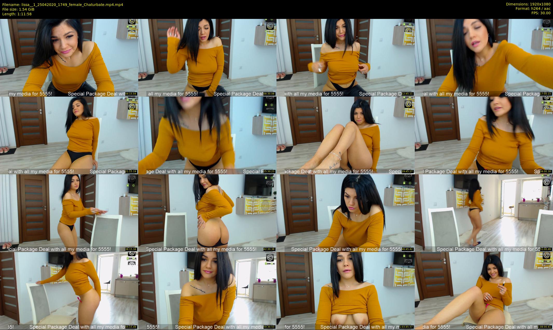 lissa__1 — 72 minute Chaturbate female cam show recording, 1080p, Apr 25, 2020
