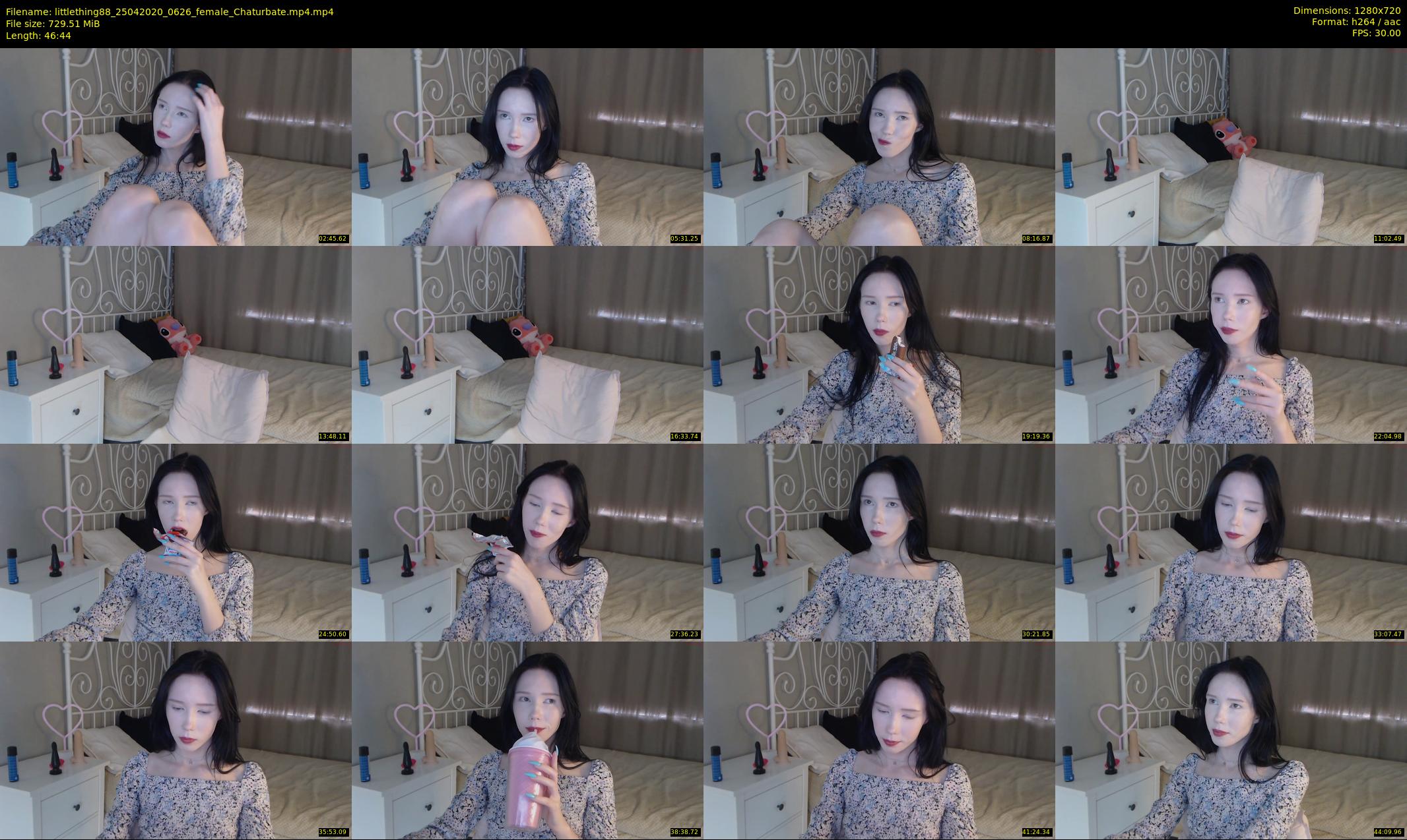 littlething88 — 47 minute Chaturbate female cam show recording, 720p, Apr 25, 2020