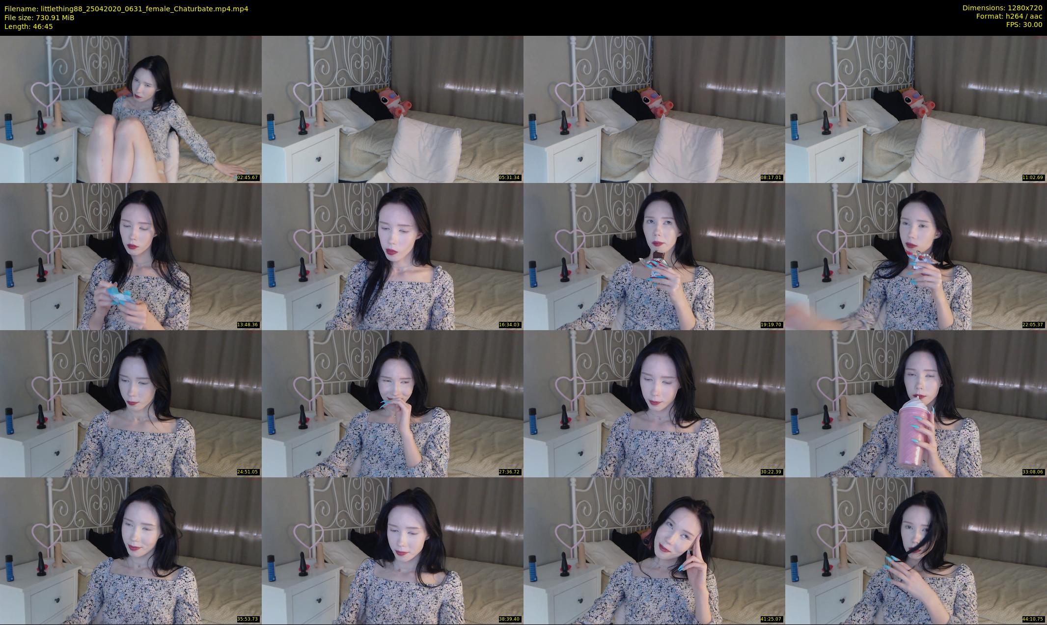 littlething88 — 47 minute Chaturbate female cam show recording, 720p, Apr 25, 2020