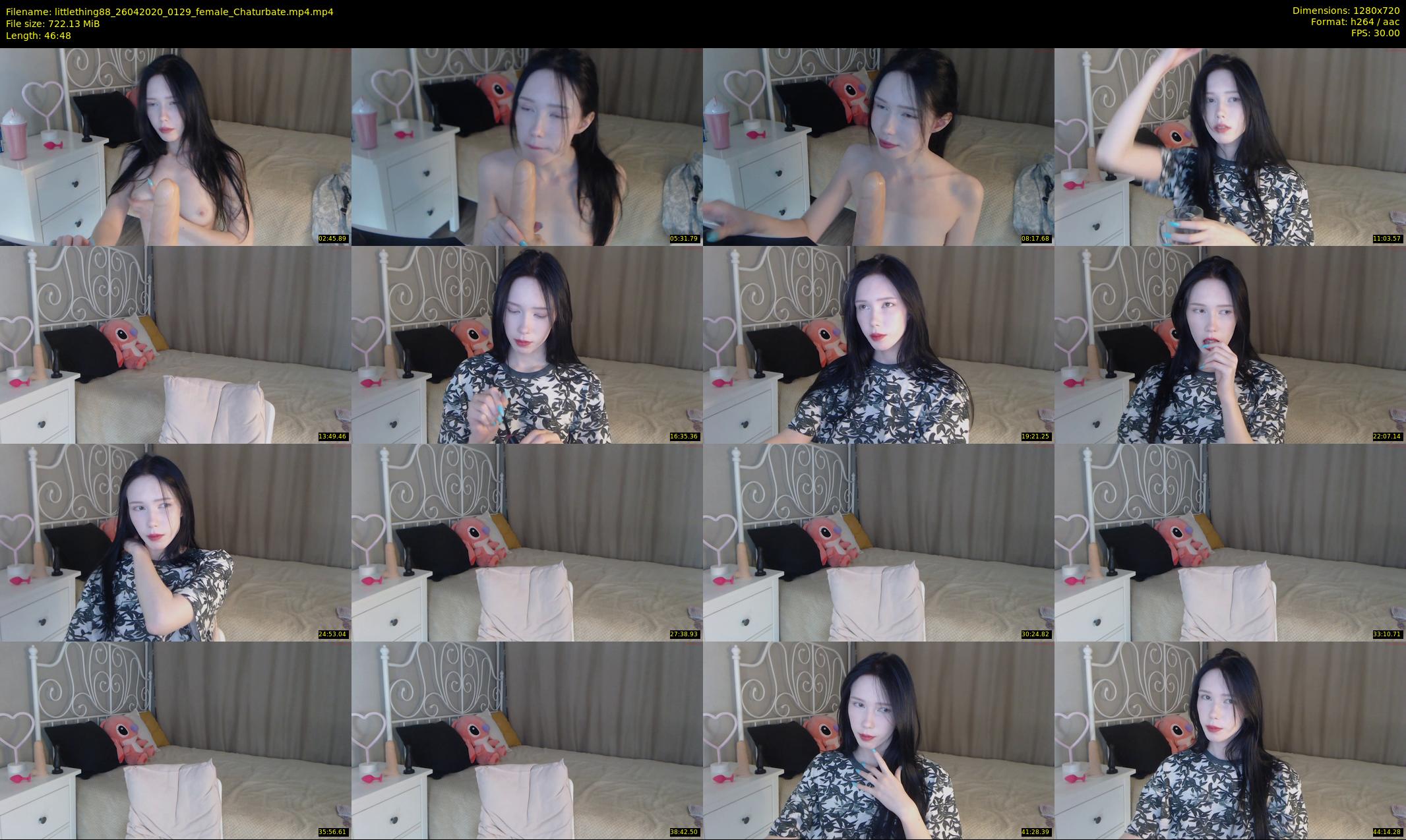 littlething88 — 47 minute Chaturbate female cam show recording, 720p, Apr 26, 2020
