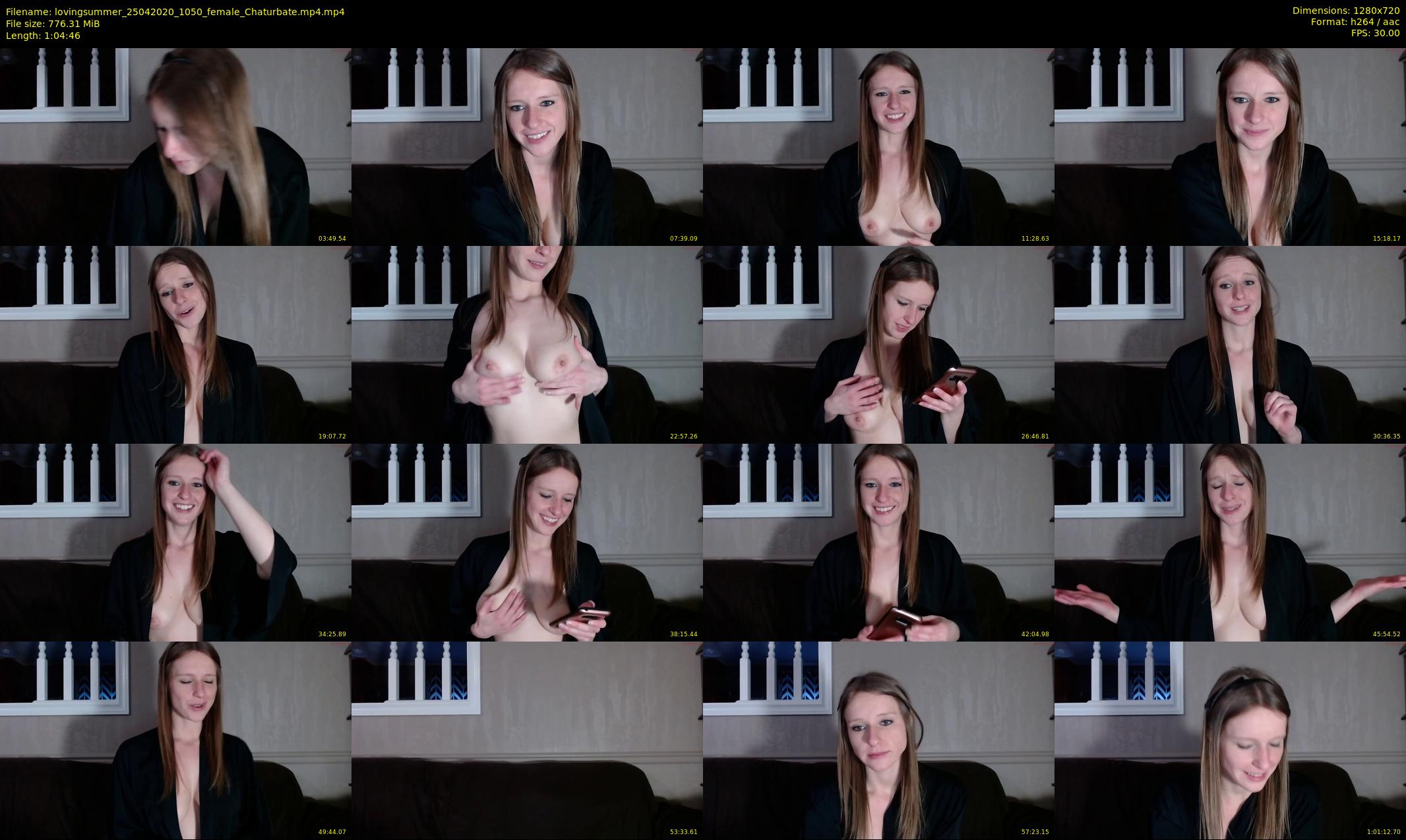 lovingsummer — 65 minute Chaturbate female cam show recording, 720p, Apr 25, 2020