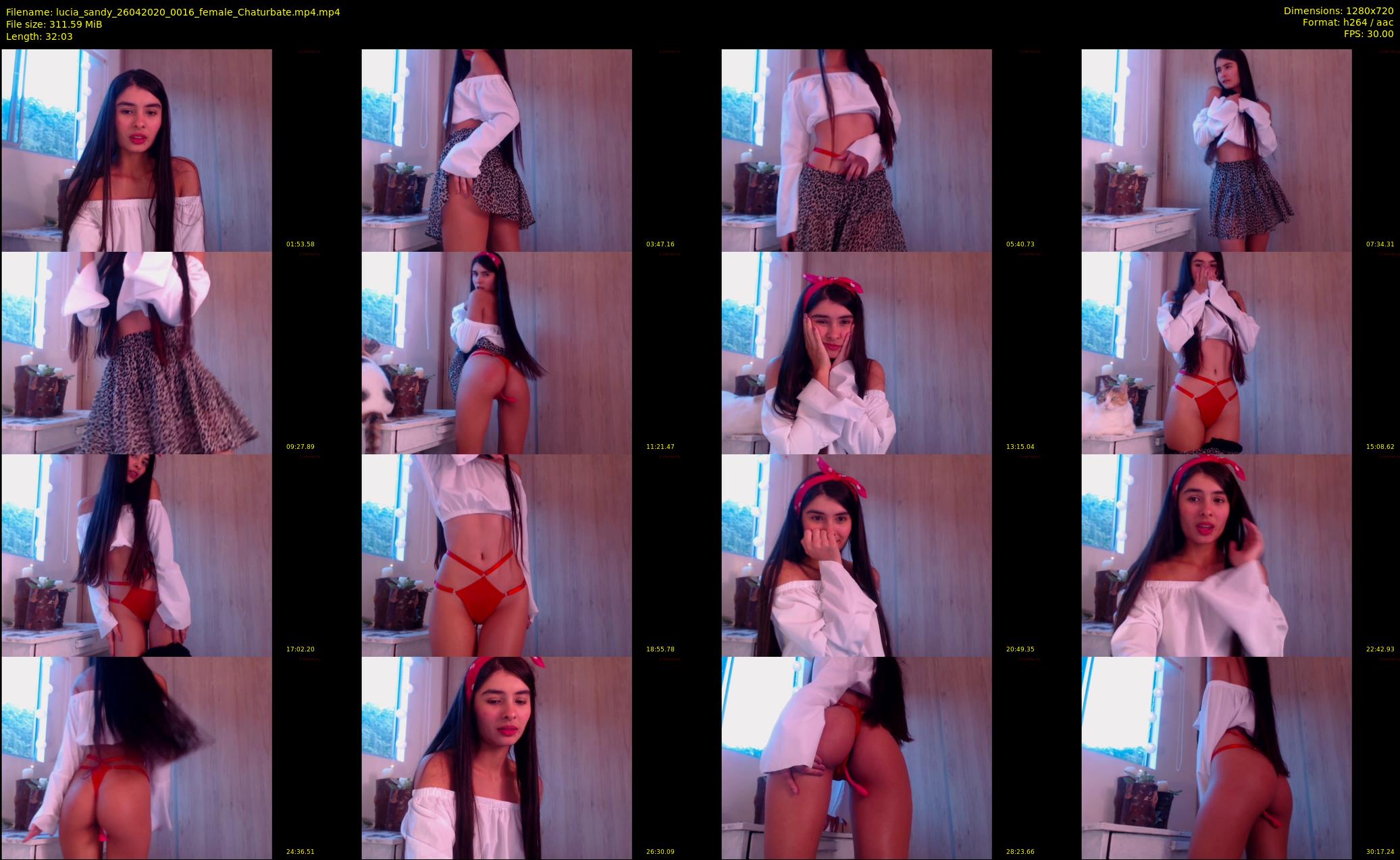 lucia_sandy — 33 minute Chaturbate female cam show recording, 720p, Apr 26, 2020