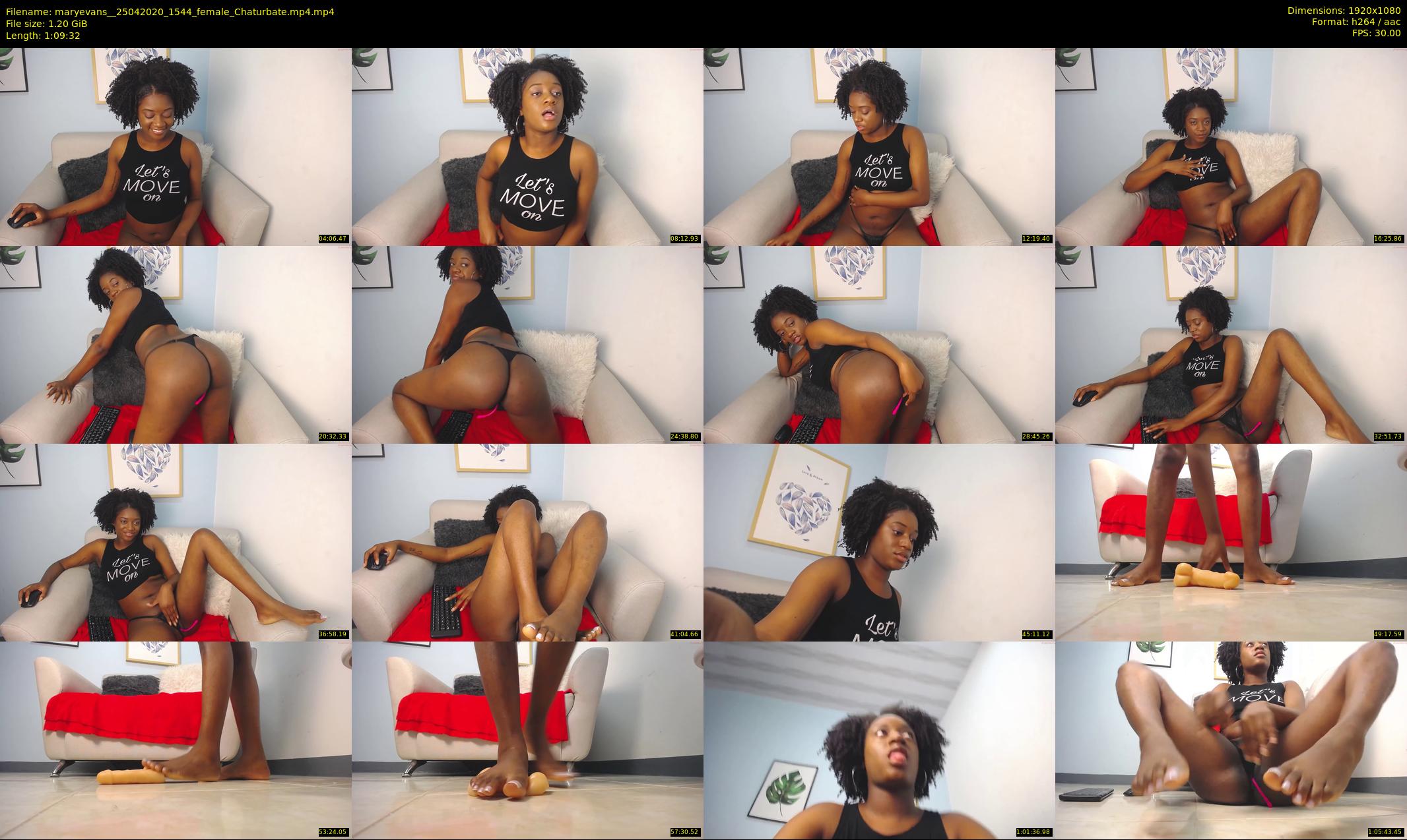 maryevans_ — 70 minute Chaturbate female cam show recording, 1080p, Apr 25, 2020