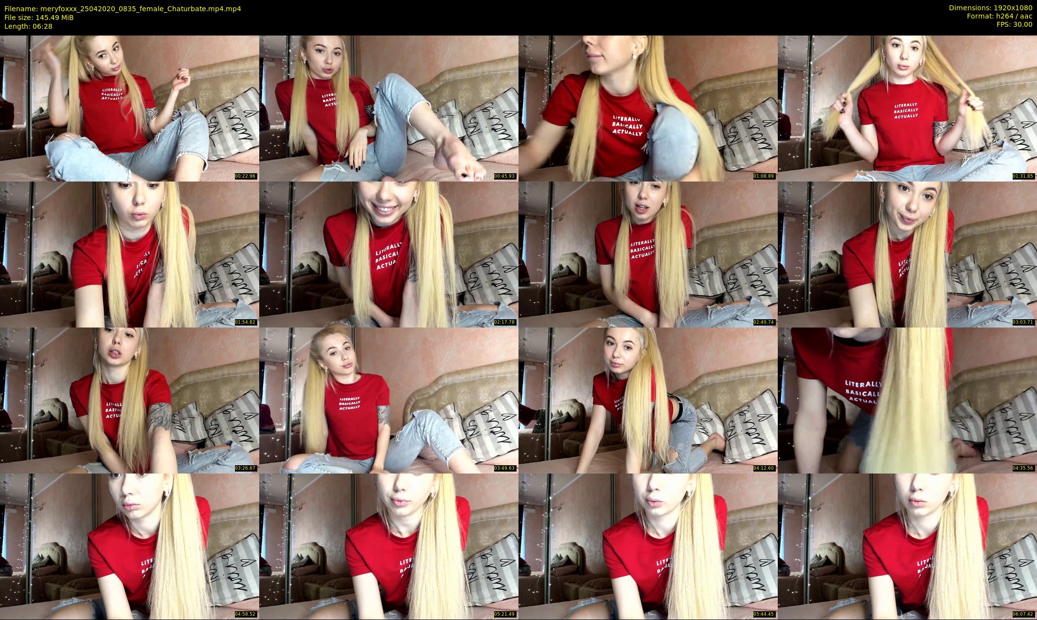 meryfoxxx — 7 minute Chaturbate female cam show recording, 1080p, Apr 25, 2020