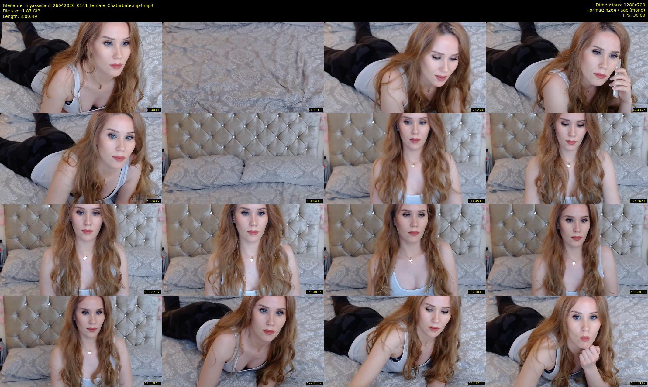 myassistant — 181 minute Chaturbate female cam show recording, 720p, Apr 26, 2020