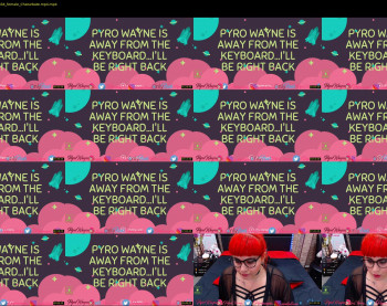 pyrowayne — 12 minute Chaturbate female cam show recording, 720p, Apr 26, 2020